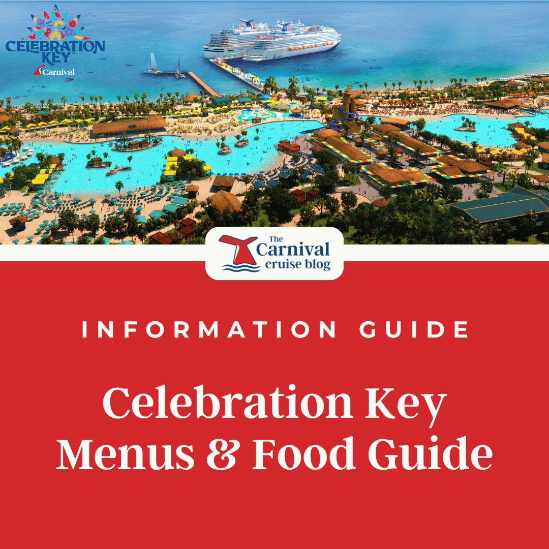 Celebration Key PDF Menus & Food Guide - Inclusions, Prices, & Info
