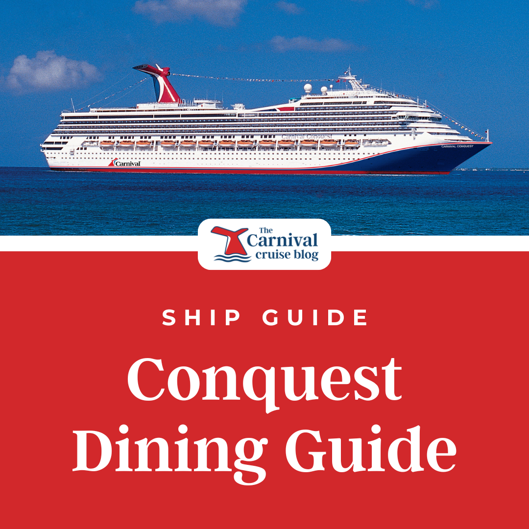 Carnival Conquest Restaurant Dining Guide &amp; PDF Menus