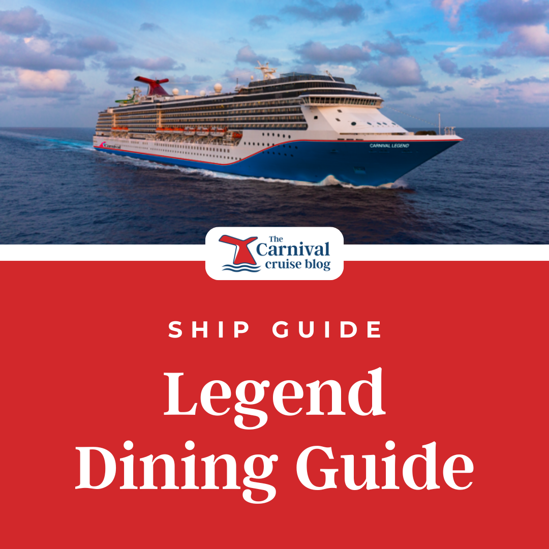 Carnival Legend Restaurant Dining Guide &amp; PDF Menus
