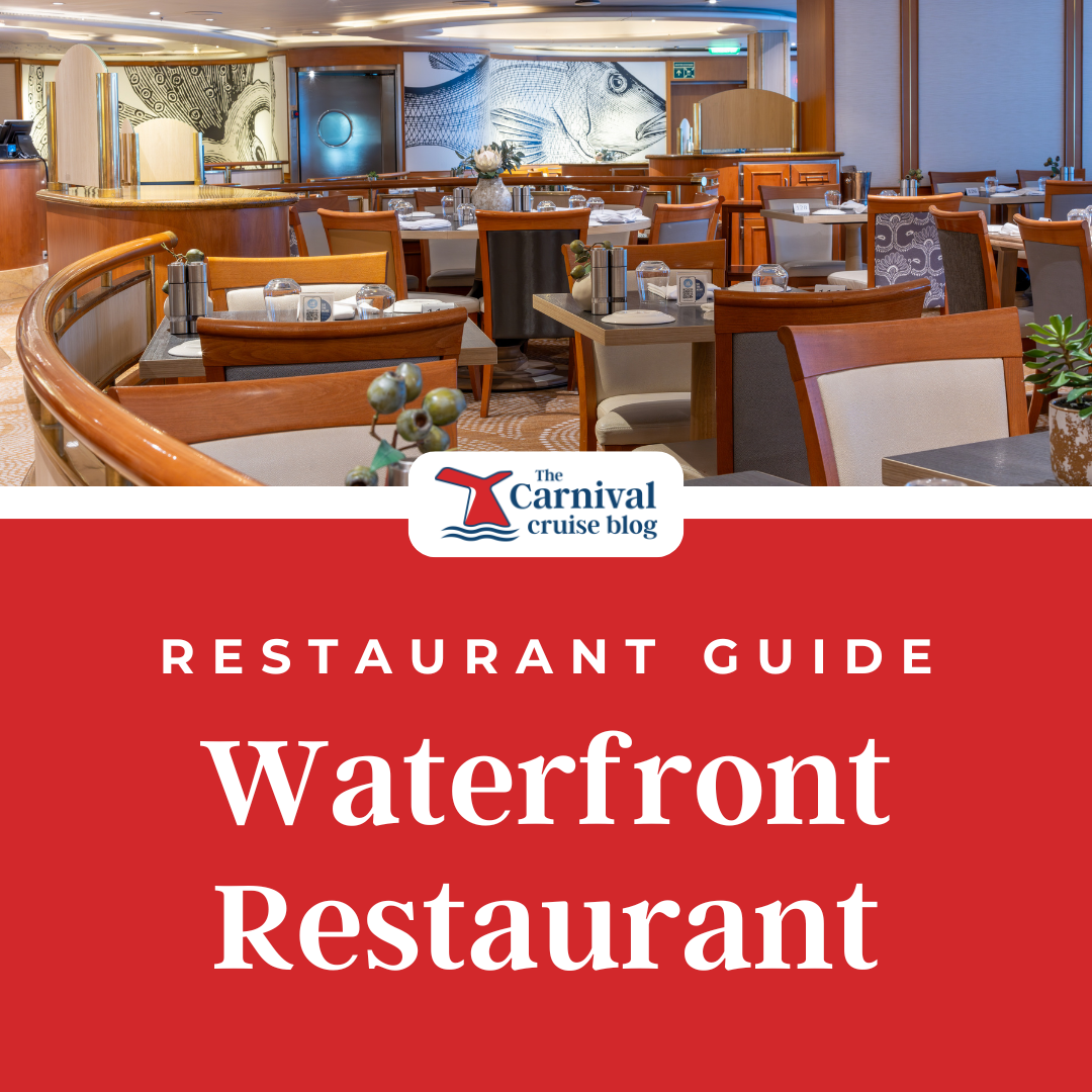 Waterfront Restaurant Menus &amp; Dining Info - Carnival Cruise Line