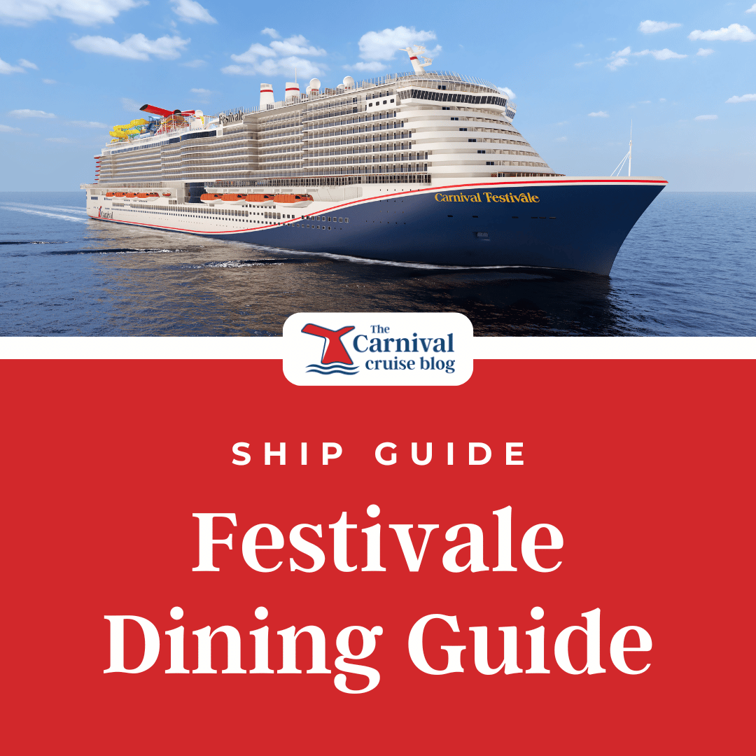 Carnival Festivale Restaurant Dining Guide &amp; PDF Menus