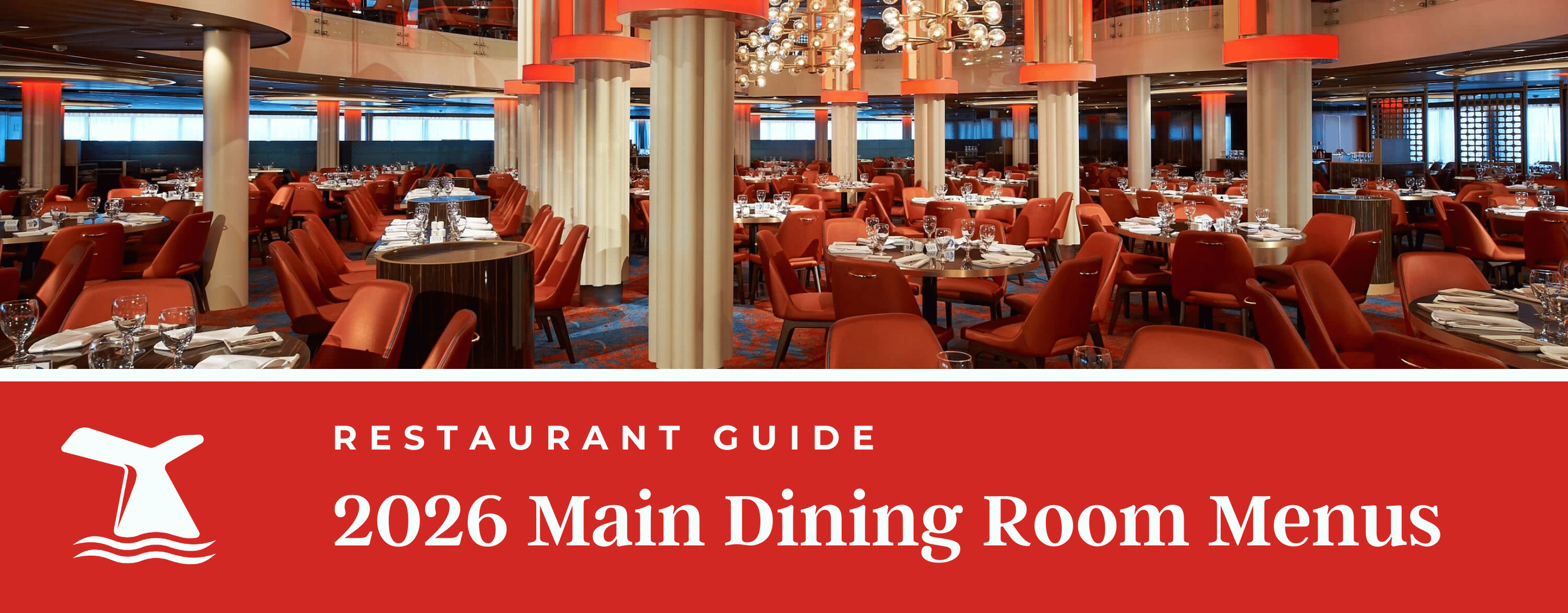 Carnival 2026 Main Dining Room Menus