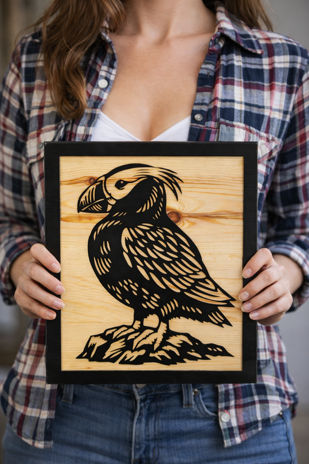 Tufted Puffin Portrait