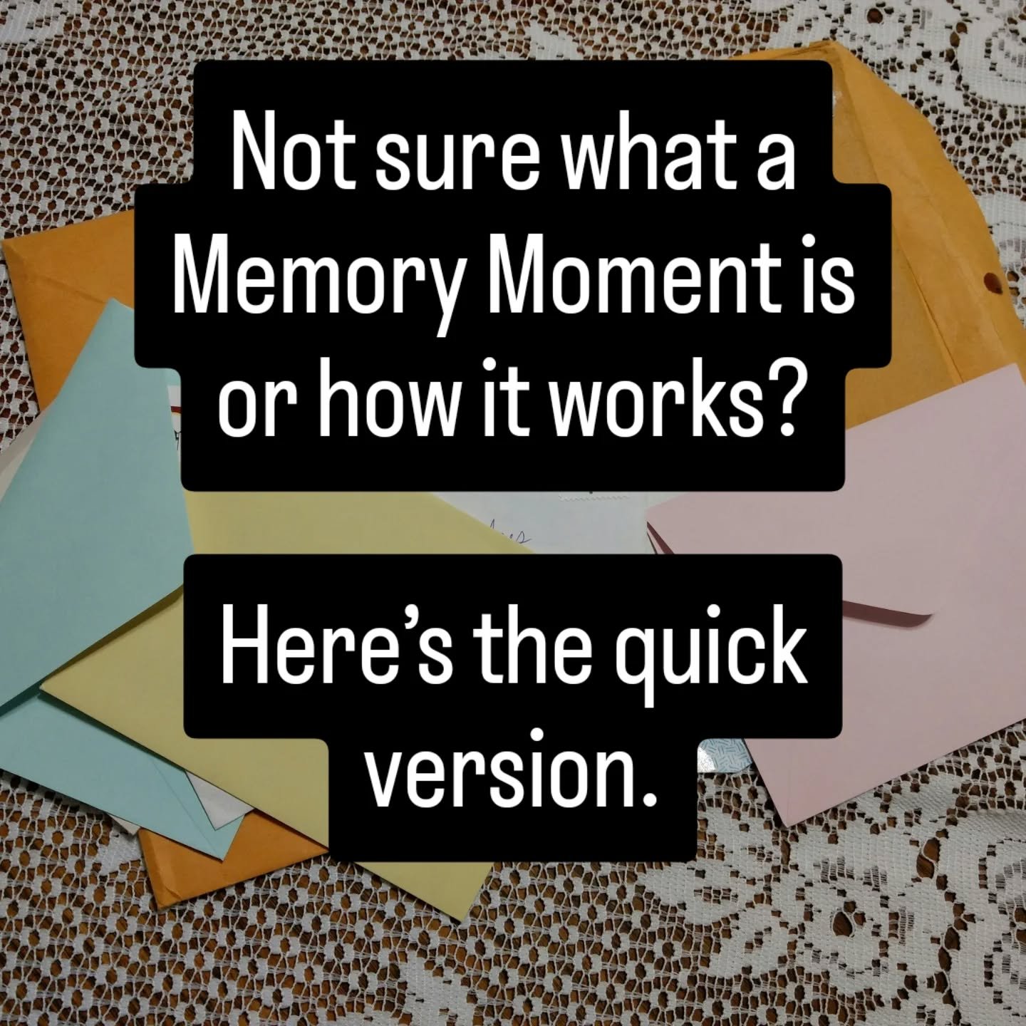 What’s a Memory Moment?
It’s a custom tribute to someone, someplace, or something you never want to forget.
You answer a few questions, send some photos, I do the rest.
#SpokenMementos #MemoryTribute #grief #loss #memorymaker #remember #