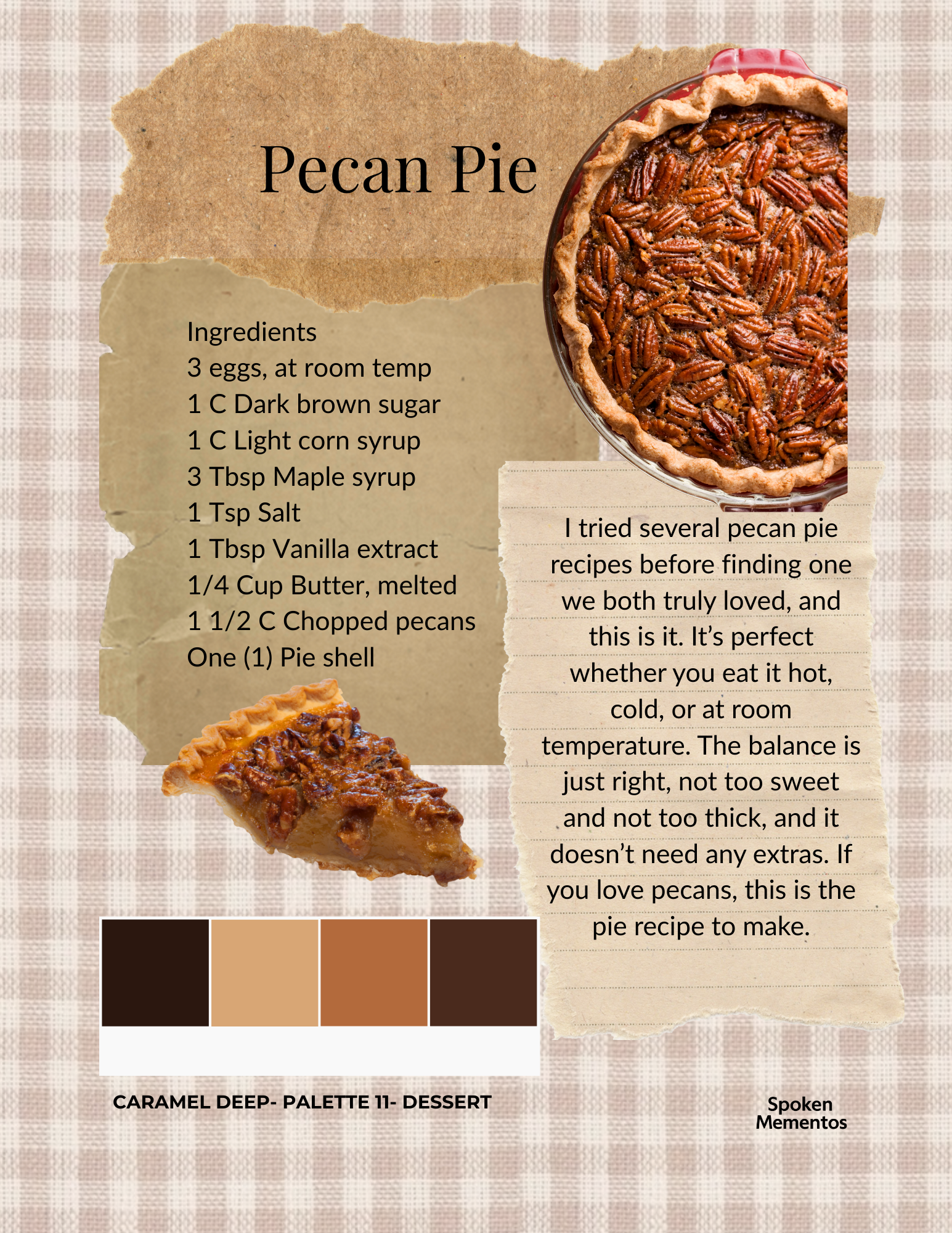 Recipe Memory Moment