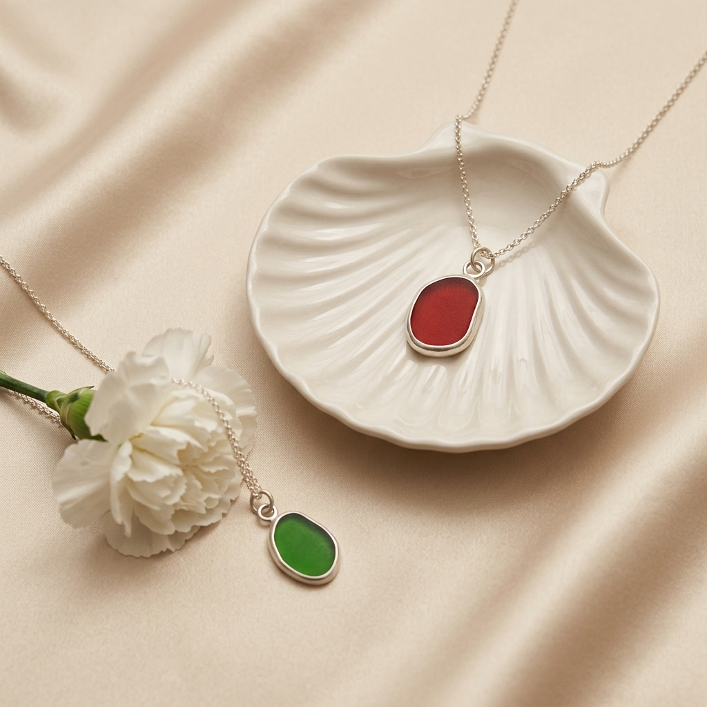 A Sea Glass Red and Green on shell.png