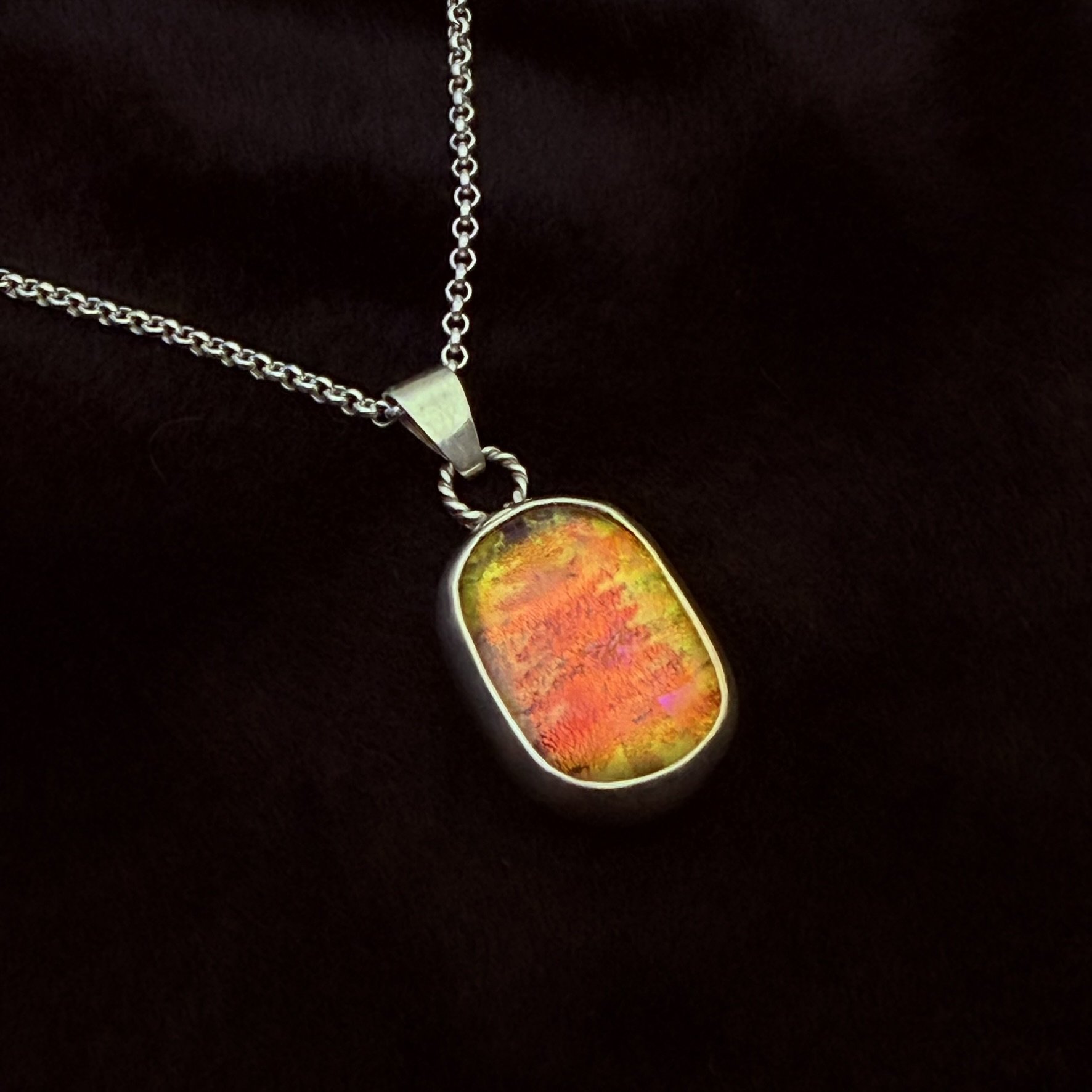 Van Gogh Gemstone Jewelry Pendant 25C