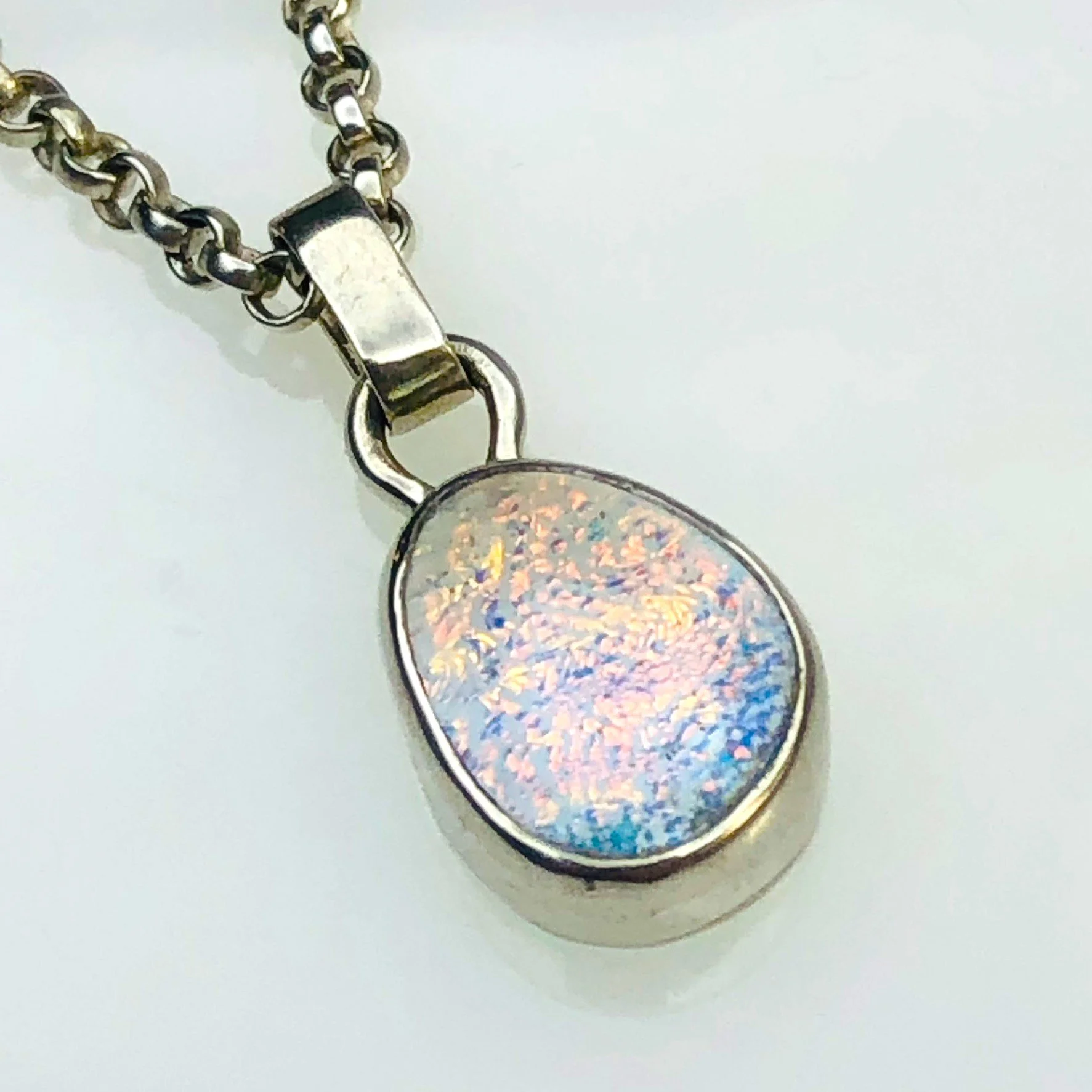 "Dragon Egg" Van Gogh Gemstone Jewelry Pendant 25I