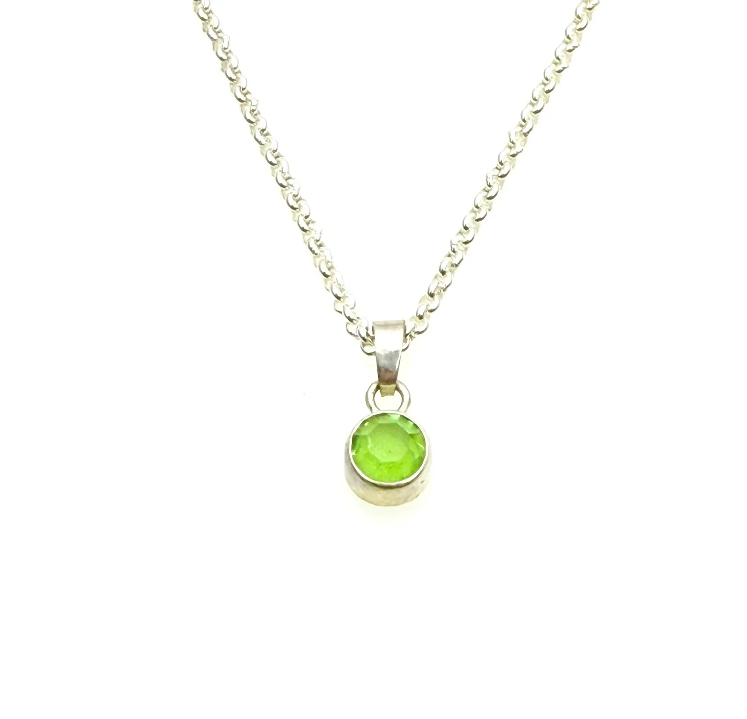 .95 Carat Uranium Glass Gemstone Pendant (25GG)