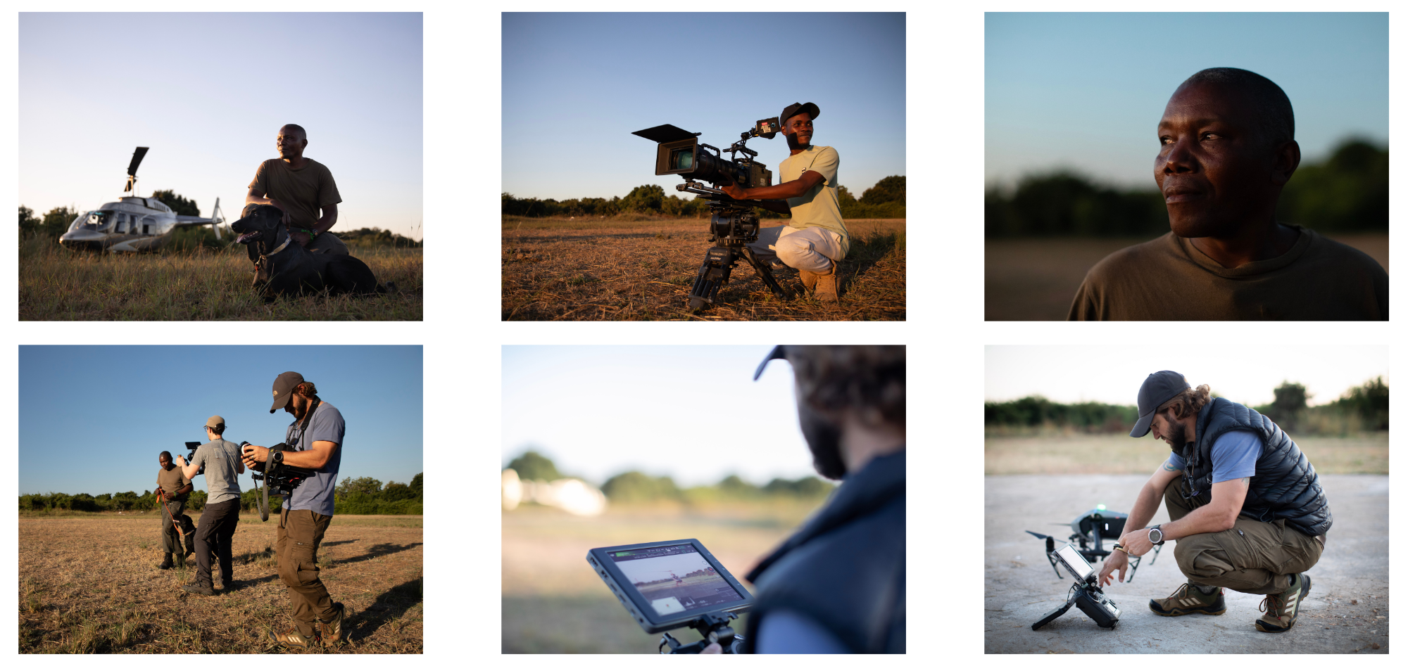 Matt Blair from Conservation Connect Films with BBC Kingdom in South Luangwa, Zambia.