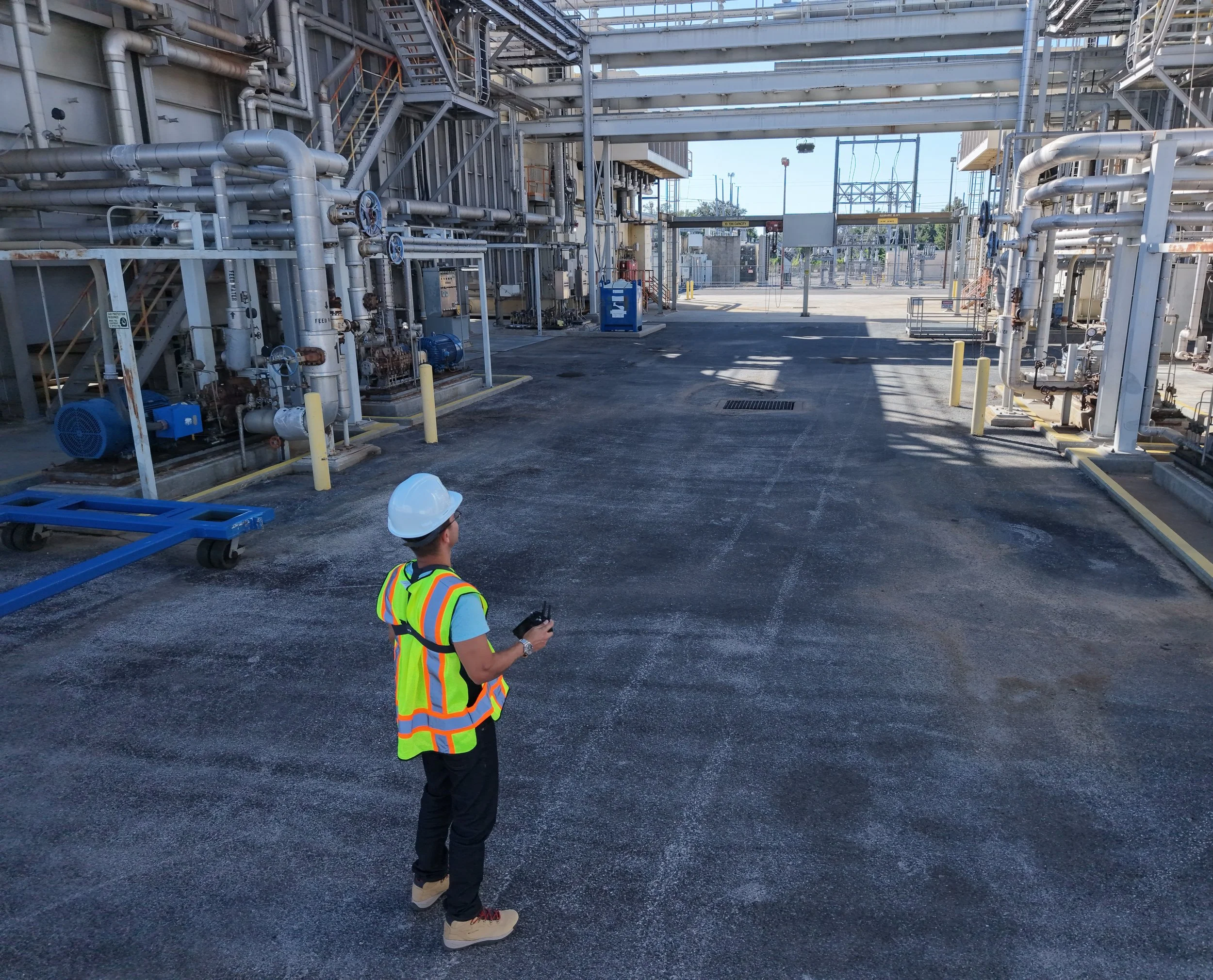 Inspecting an Electrical Plant