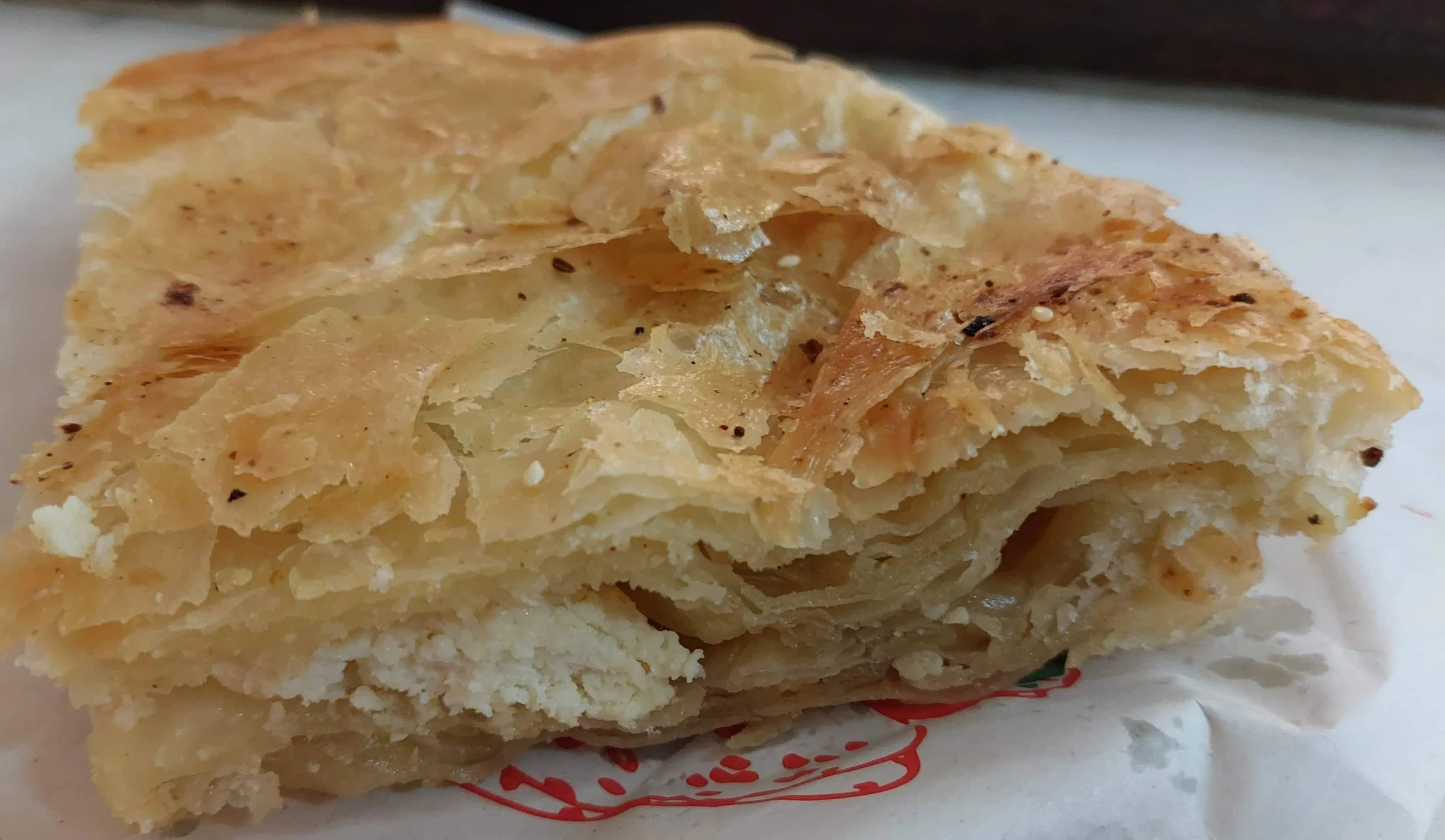 Burek – traditional Balkan flaky pastry filled with cheese