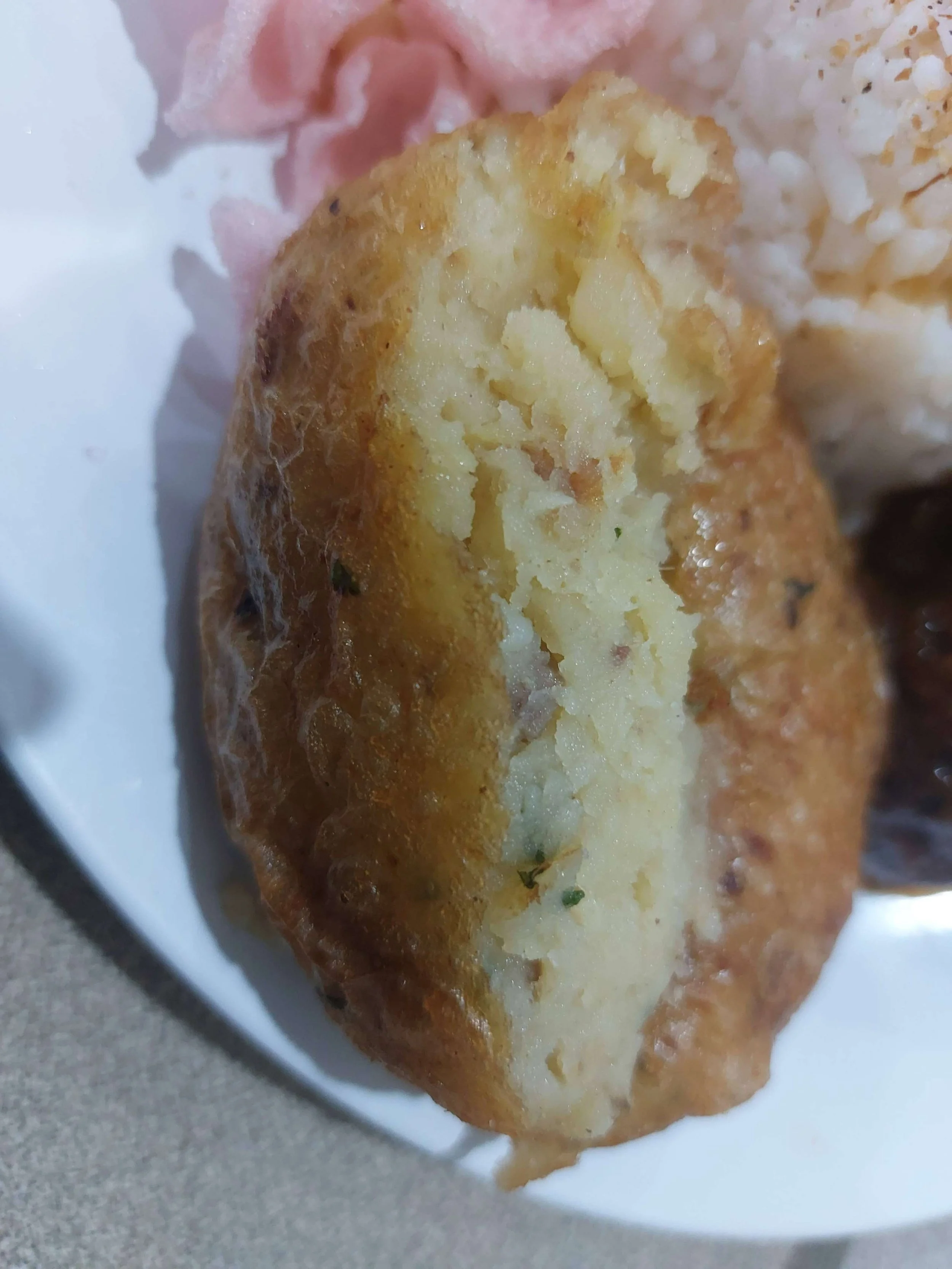 Perkedel – Indonesian fried potato patties made from mashed potatoes and spices