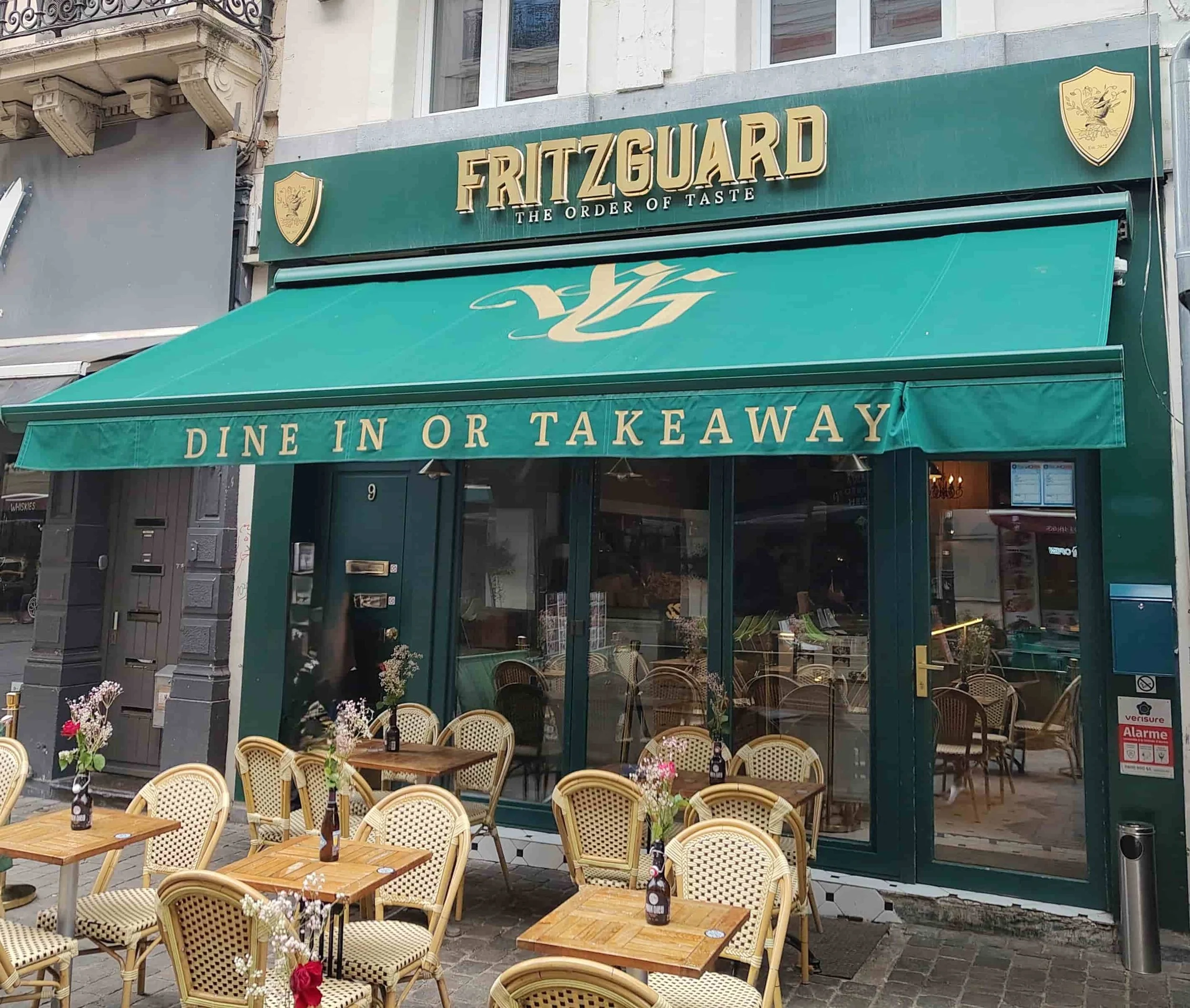 Exterior of  Fritzguard Brussels