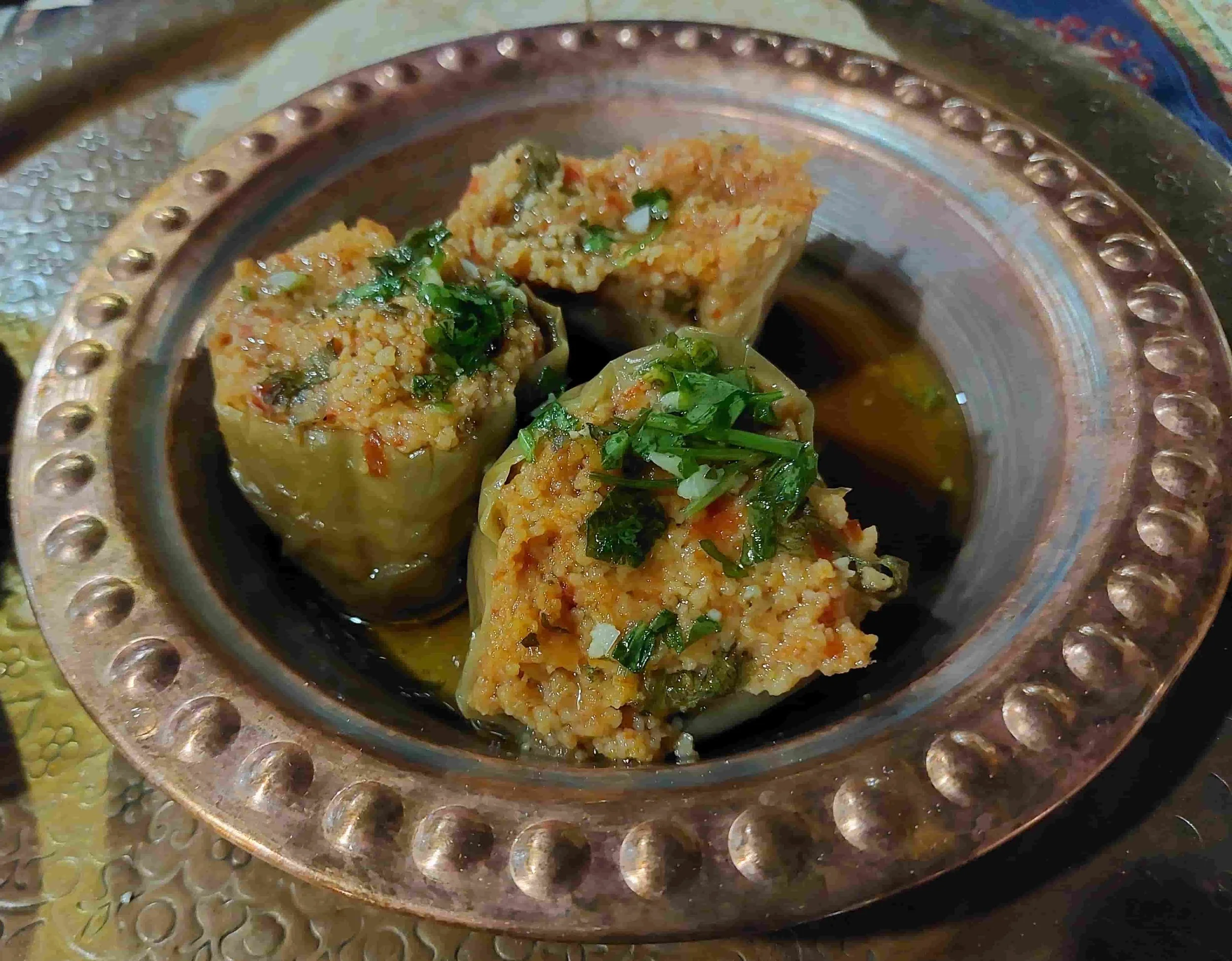 Bosnian dolma stuffed vegetables with rice