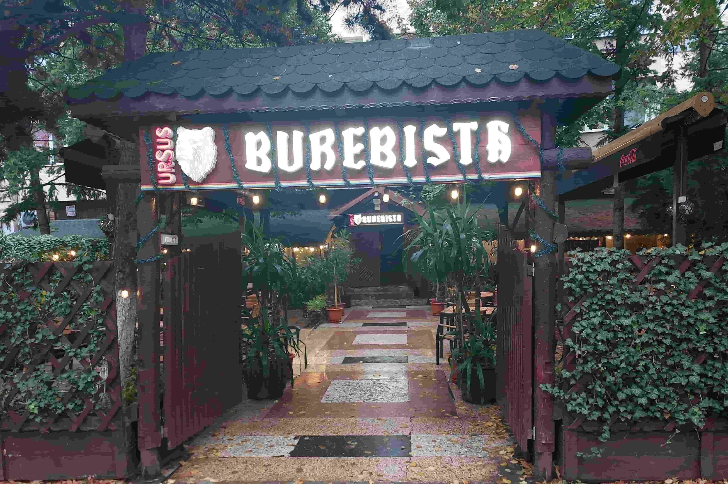 Exterior of Restaurant Burebista Traditional Bucharest