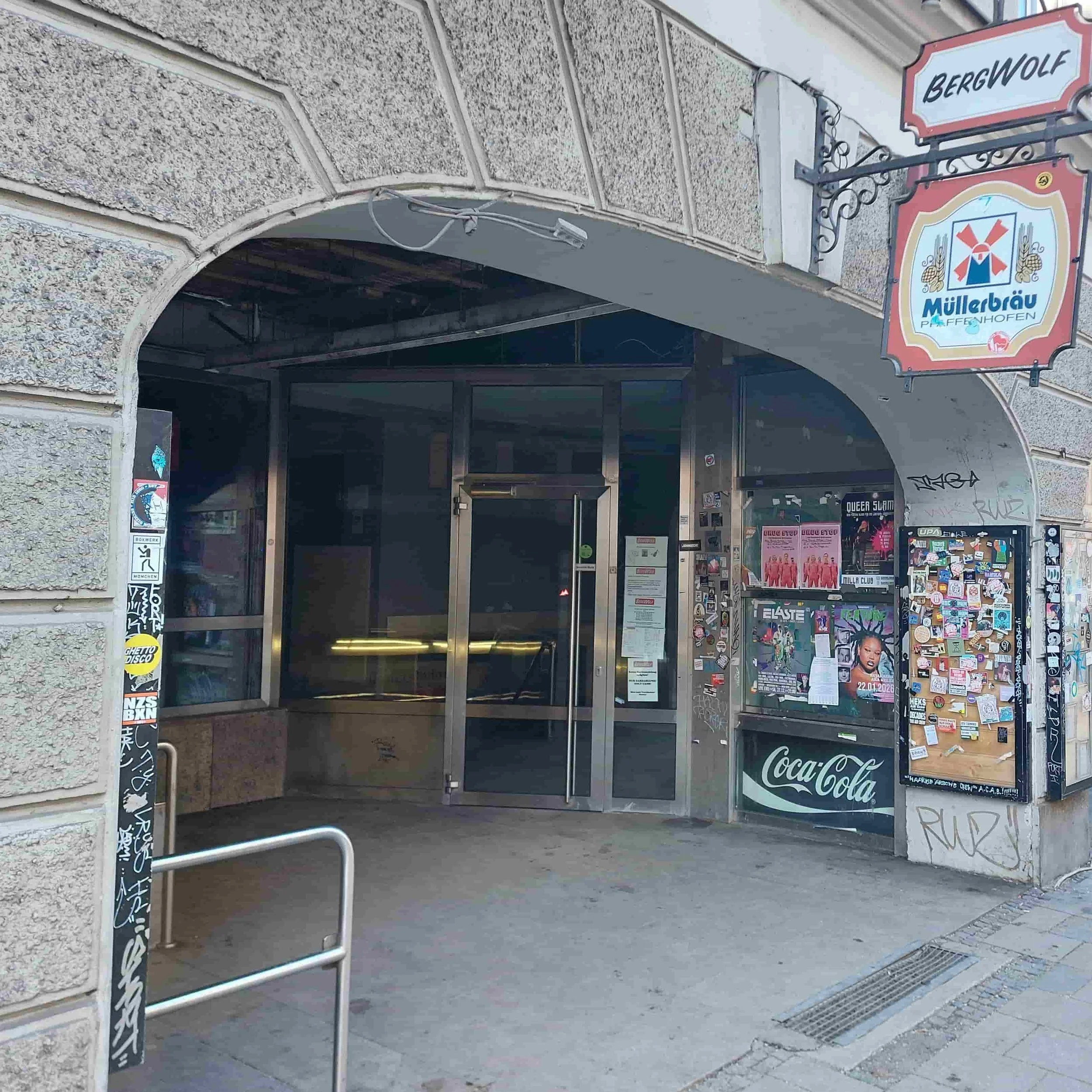 Exterior of Bergwolf in Munich