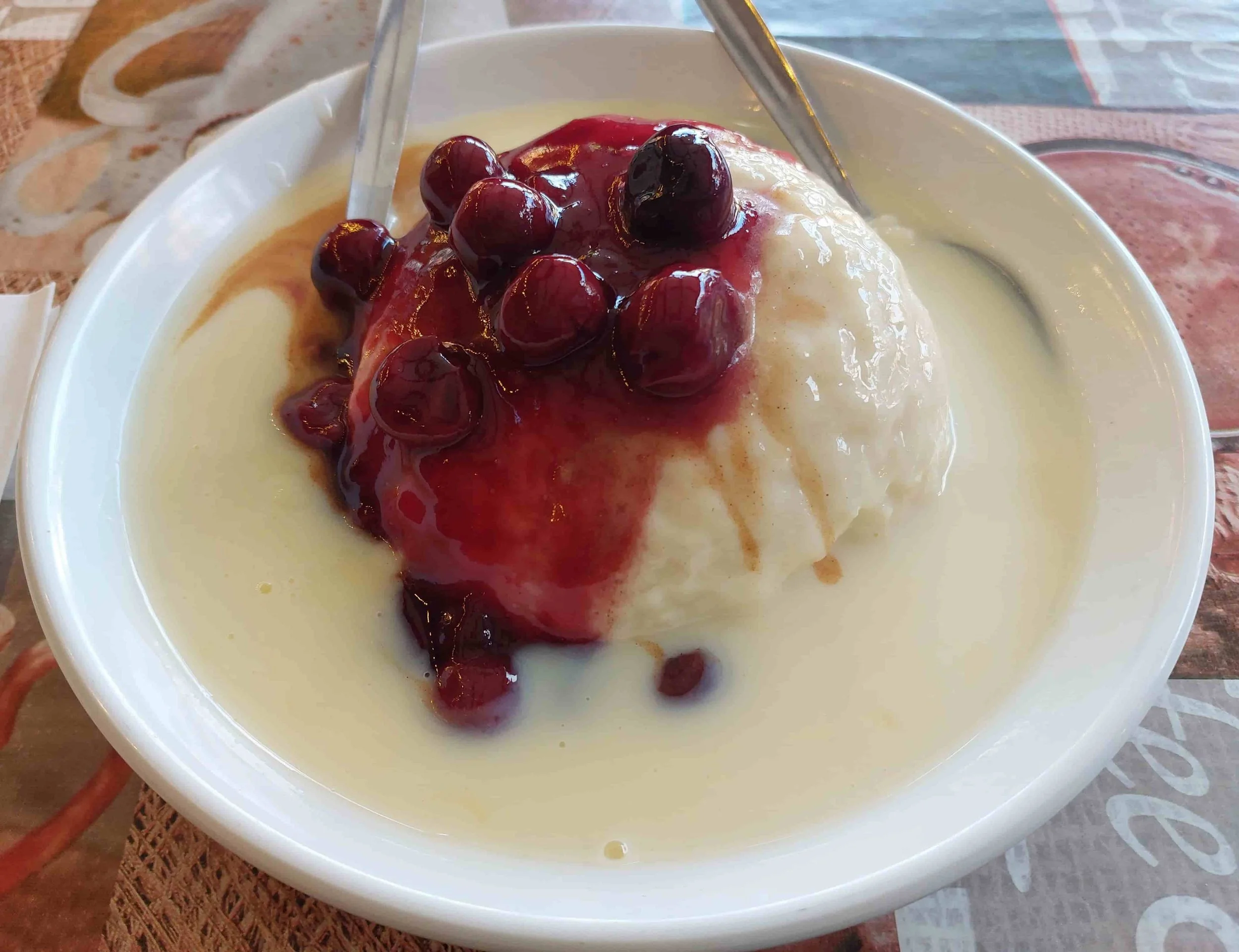 German Dampfnudeln steamed yeast dumplings served with vanilla sauce