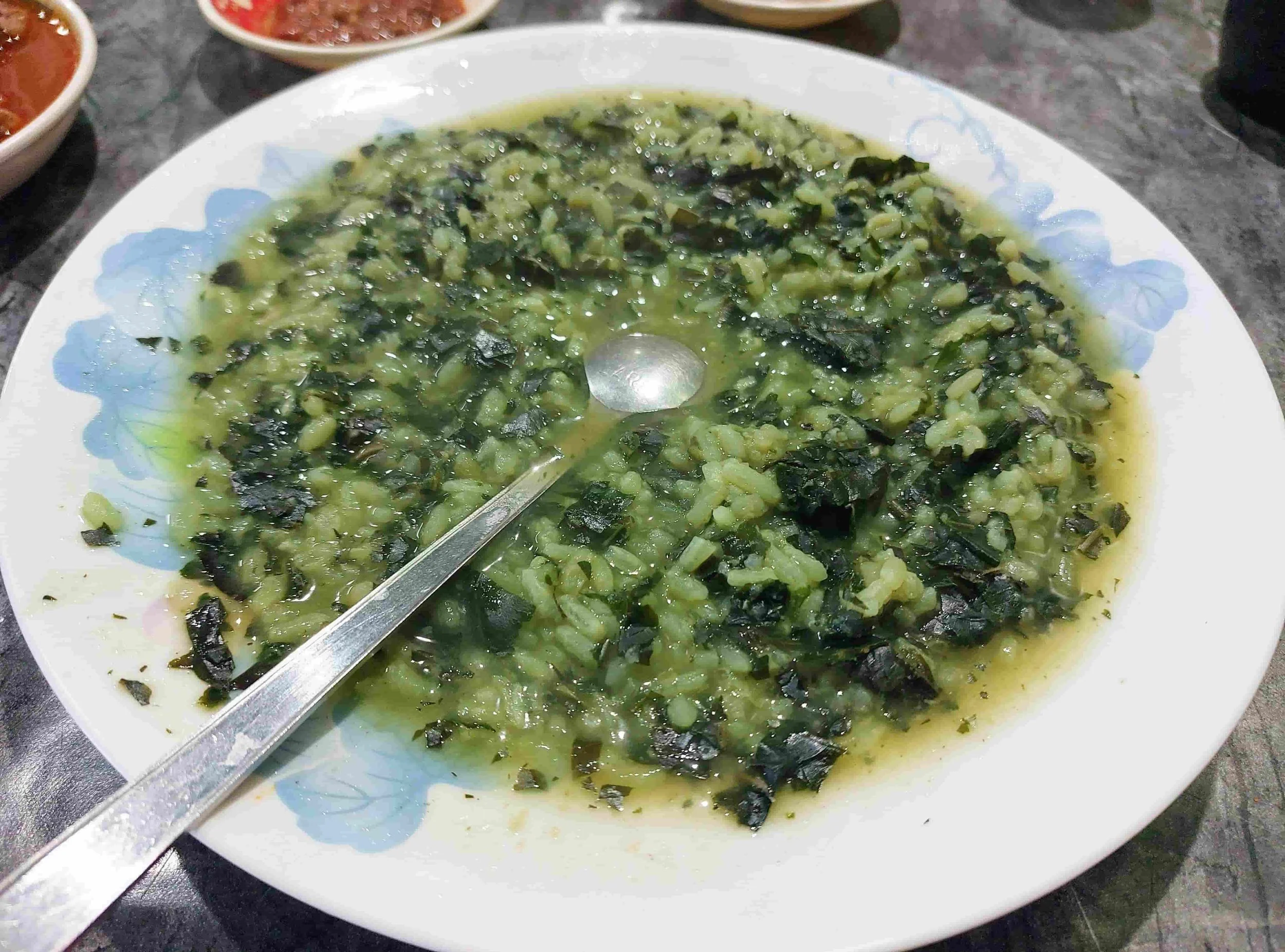 Galho – traditional Naga rice dish cooked with vegetables and herbs