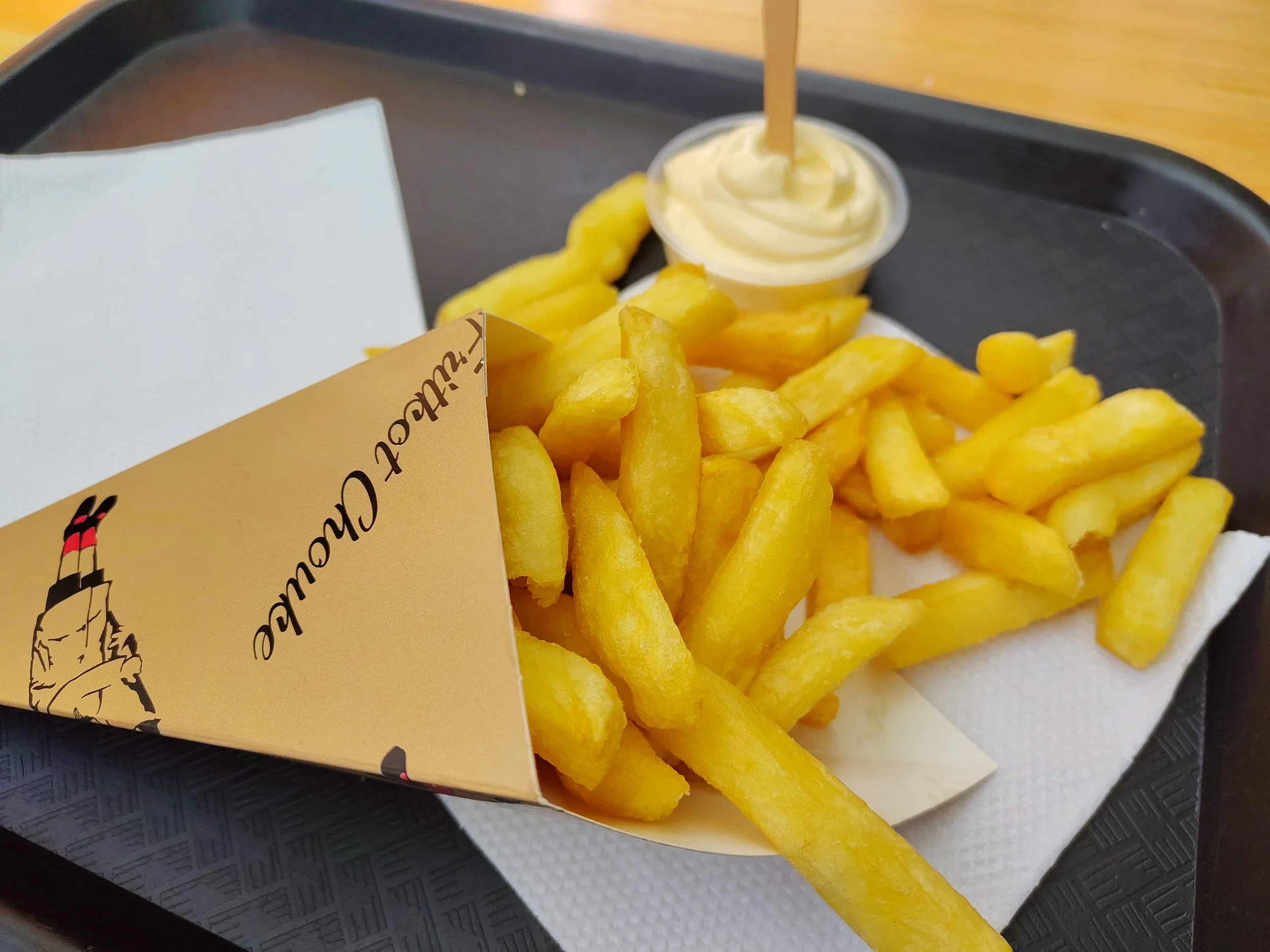 Belgian fries crispy twice-fried potatoes