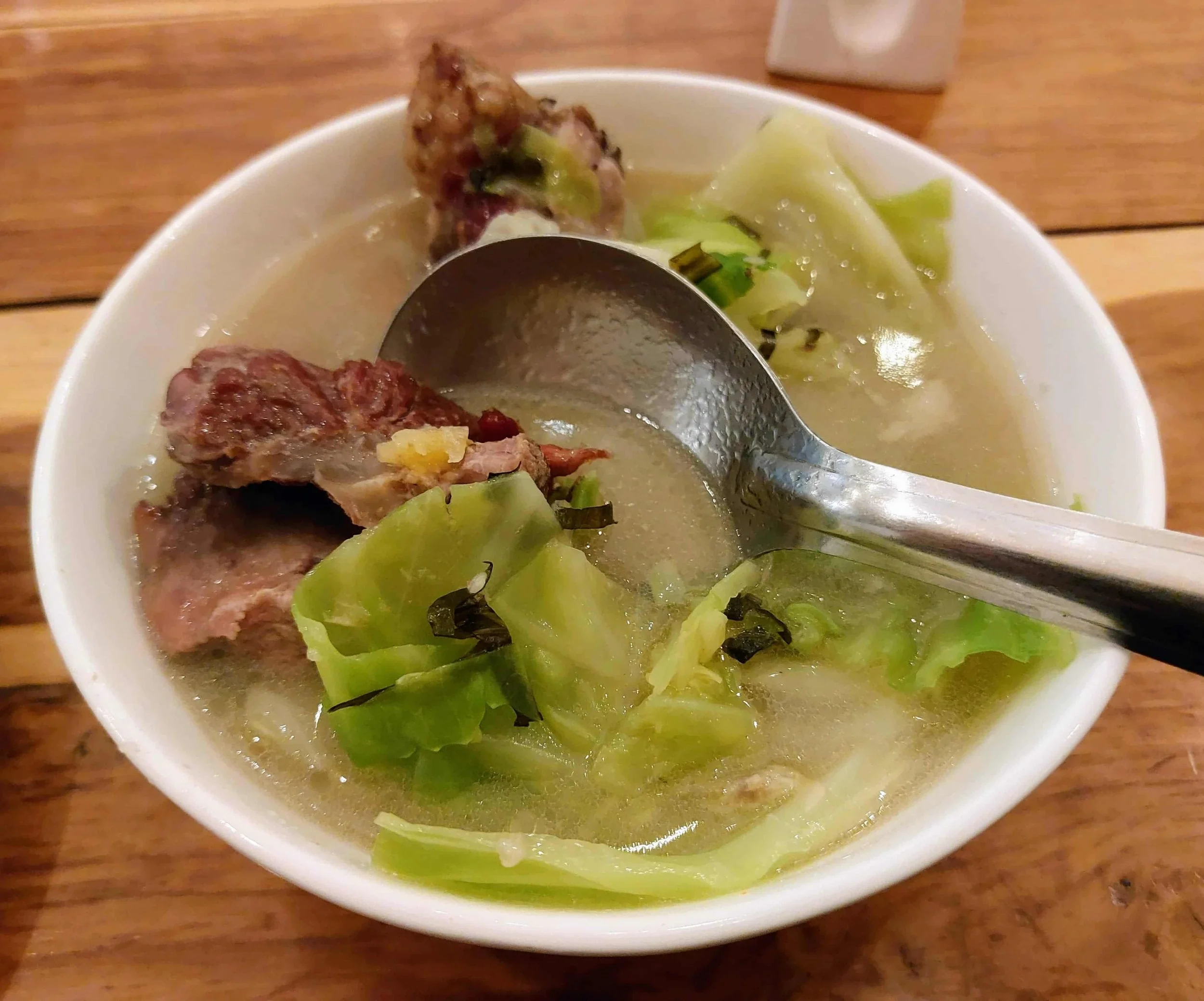 Vawkser Rep Chhum - smoked pork & vegetable broth from Mizoram