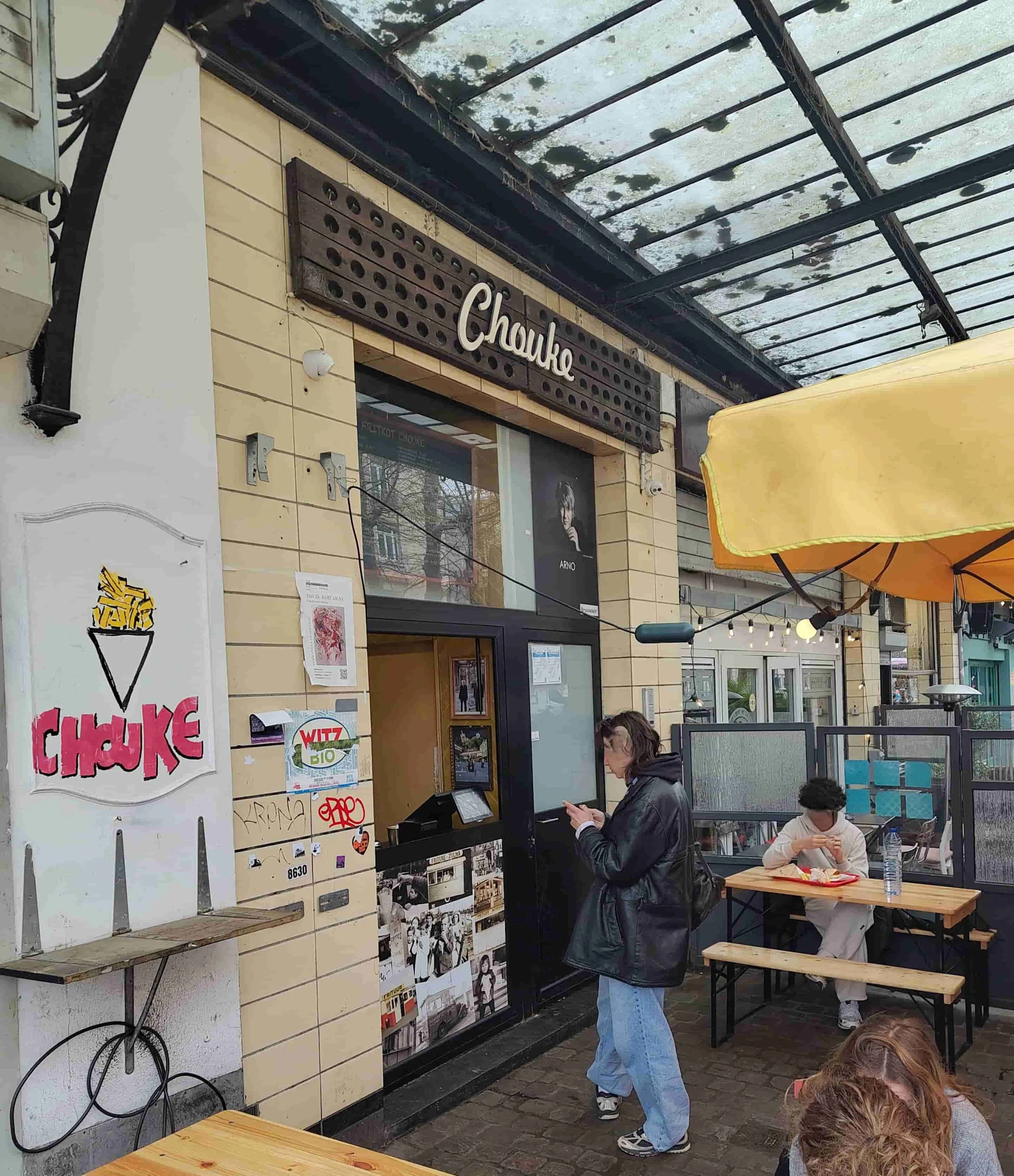 Exterior of Fritkot Chouke Brussels