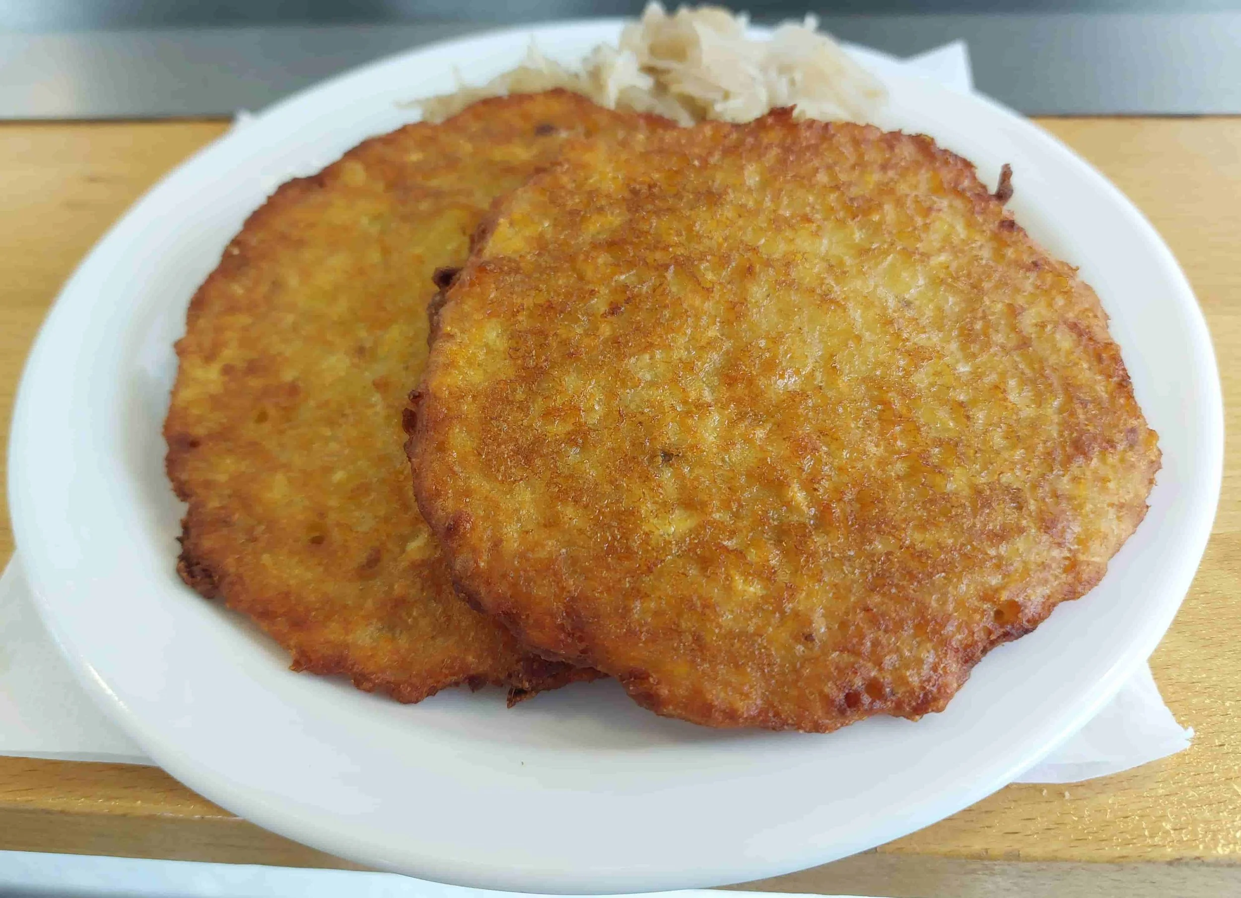 German kartoffelpuffer crispy potato pancakes traditional dish