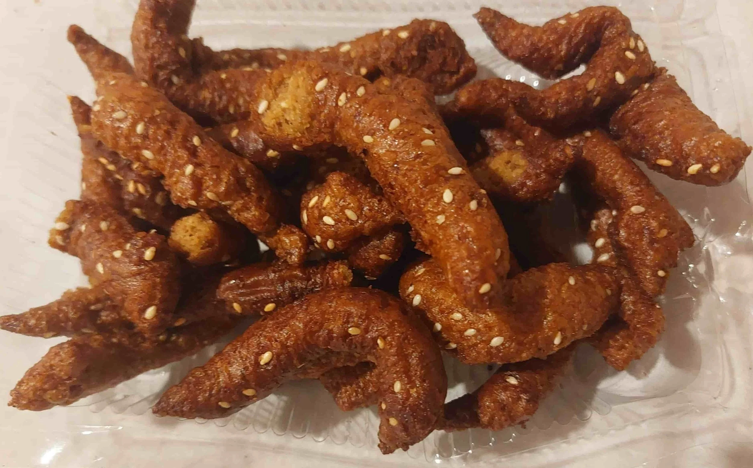 Deppa Tori’ – traditional crispy deep-fried biscuit from South Sulawesi, Indonesia