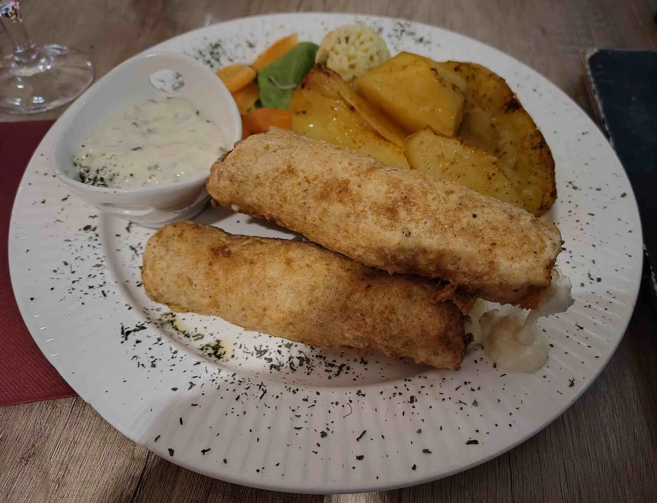 Podgorički popeci – Montenegrin breaded pork rolls stuffed with cheese and ham