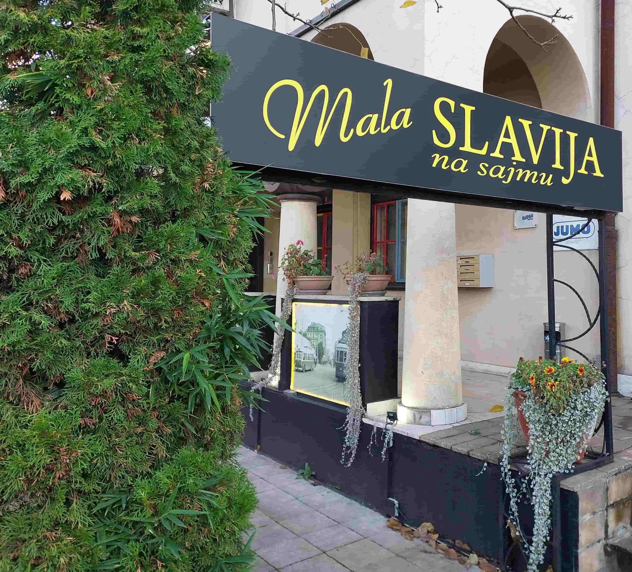 Exterior of  Mala Slavija Belgrade