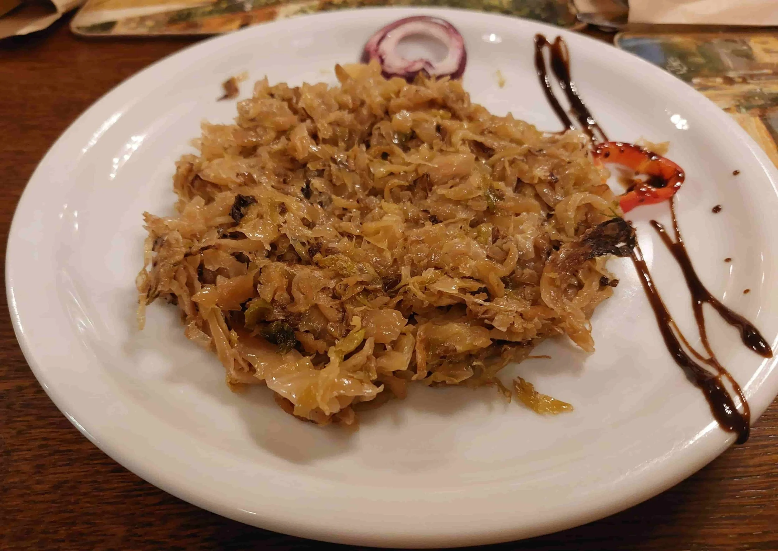 Romanian varză călită slow-cooked sautéed cabbage traditional side dish