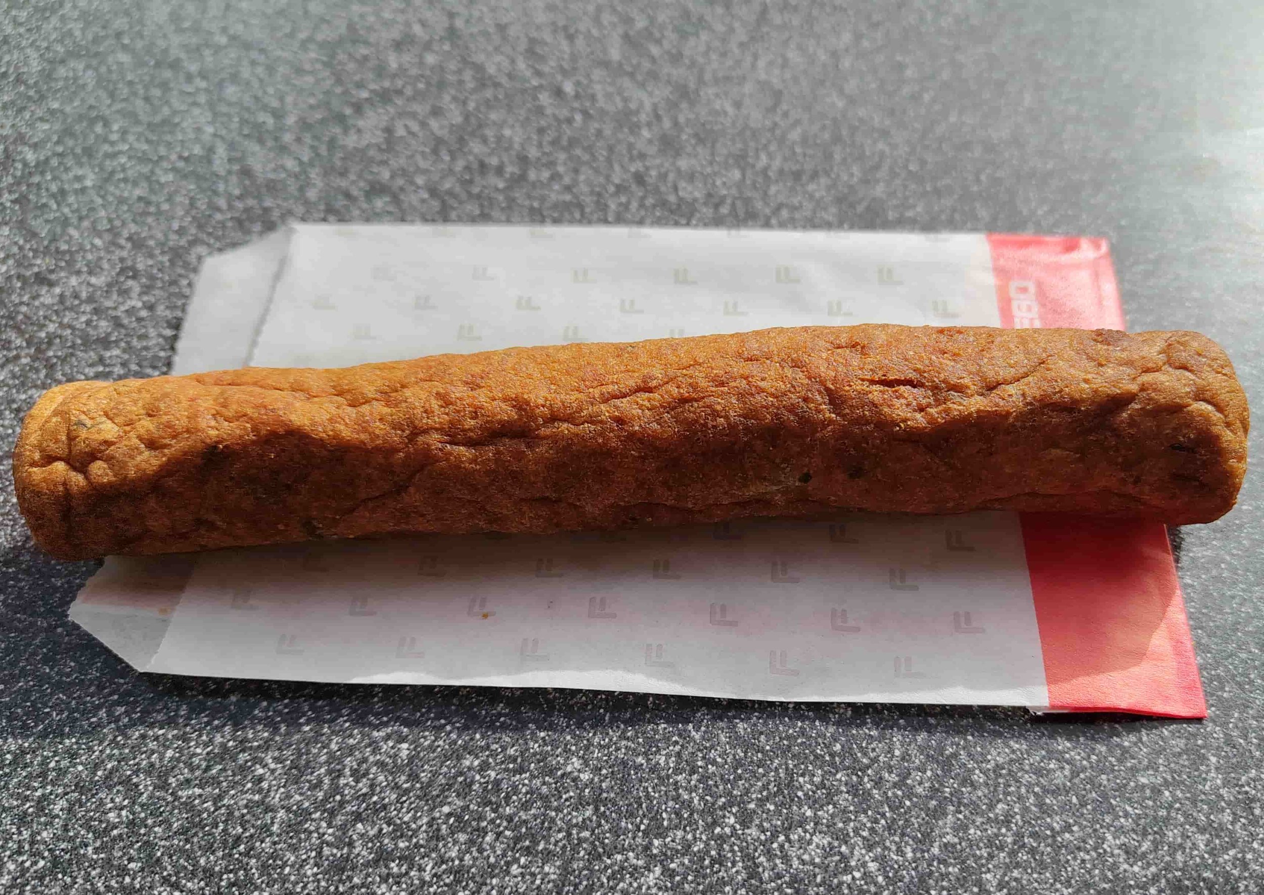 Dutch frikandel – deep-fried skinless sausage