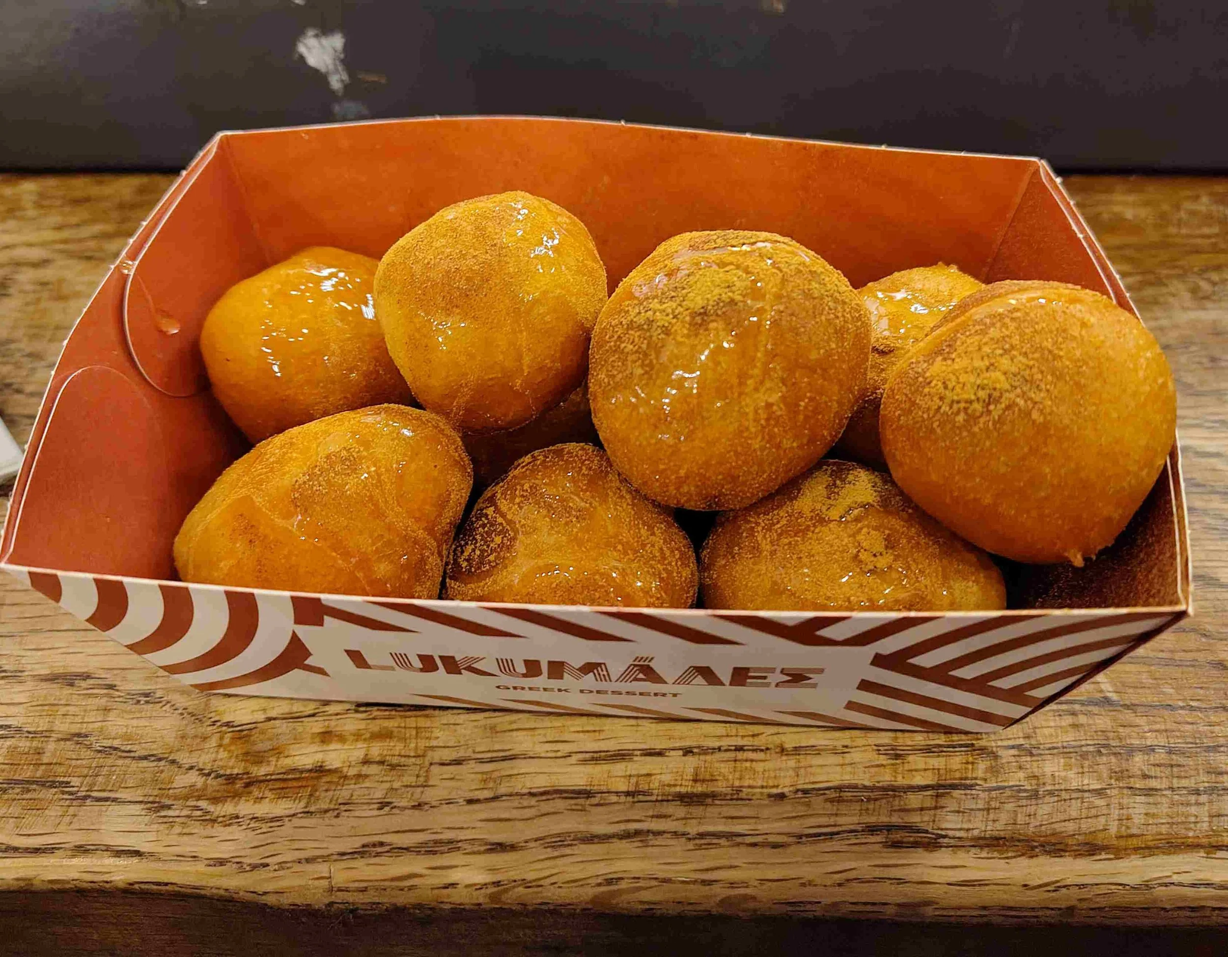 Loukoumades – Greek honey doughnuts drizzled with honey and cinnamon