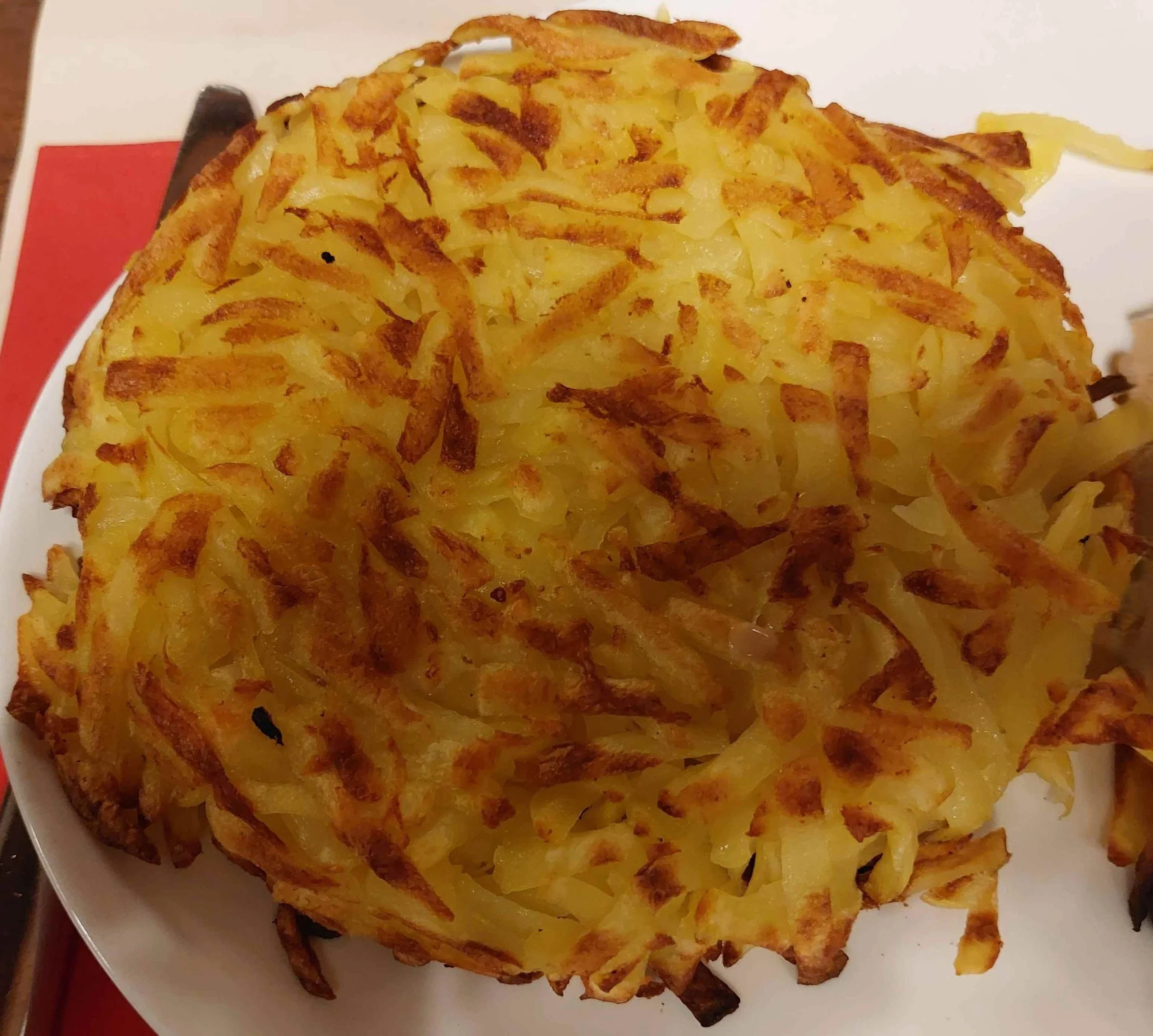 Rösti – Swiss fried grated potato dish