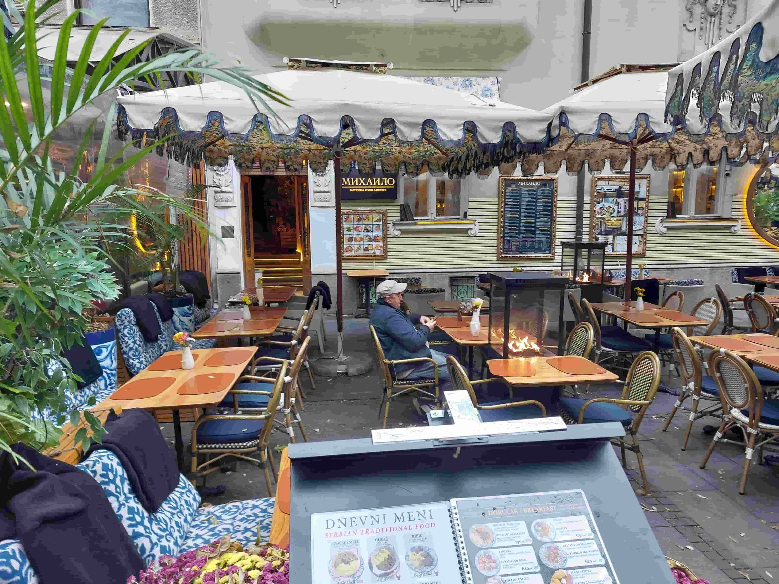 Exterior of Restaurant Mihailo Belgrade