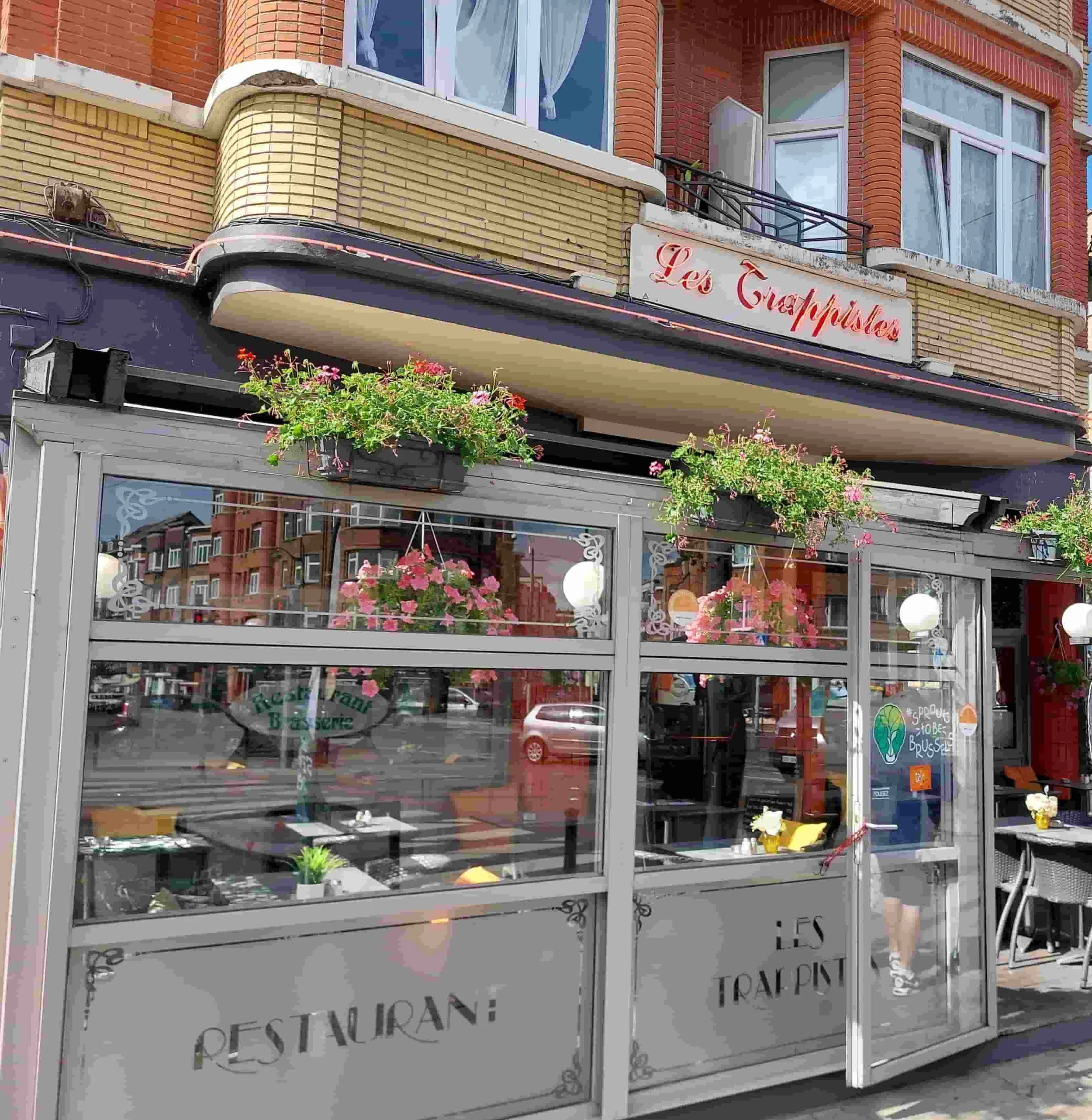 Exterior of Les Trappistes Brussels