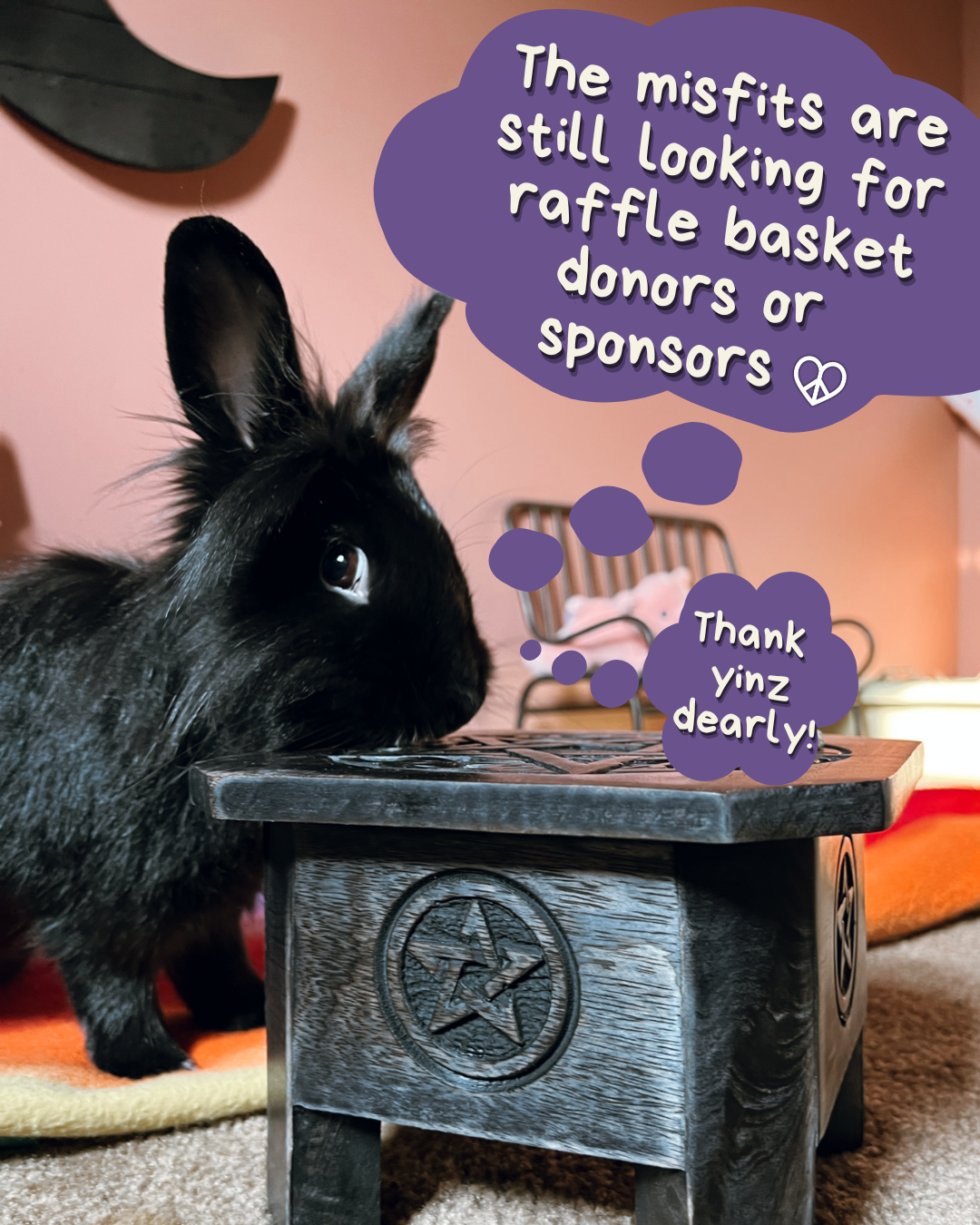 Sponsors and donations needed to help the residents!