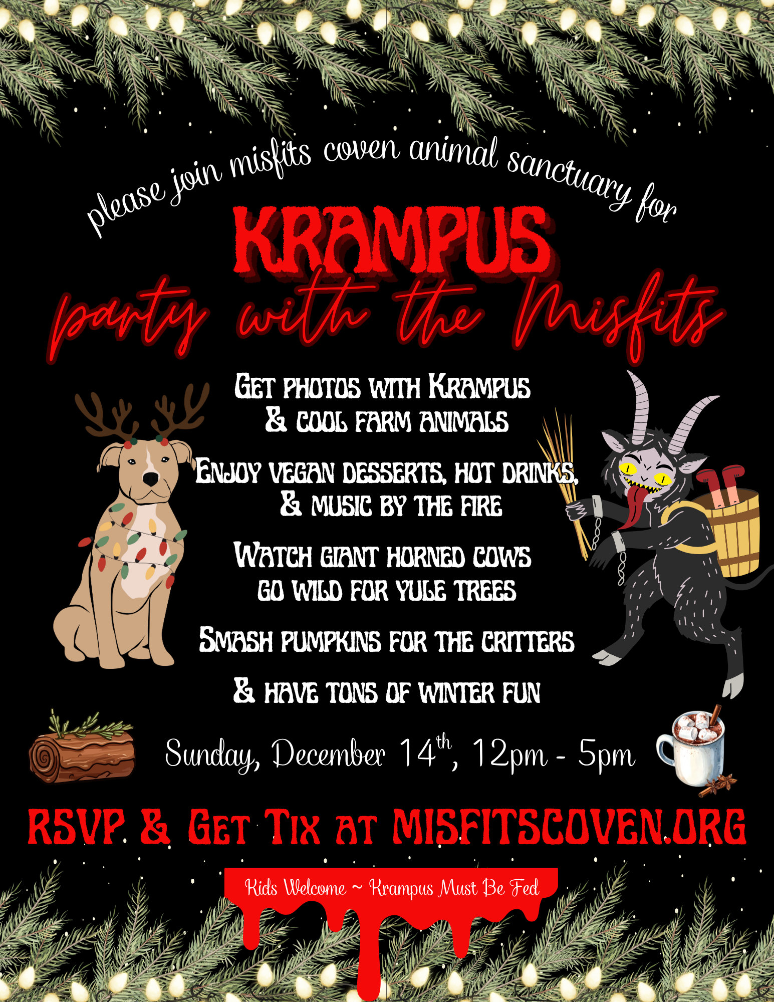 Join us for our ‘Krampus with the Misfits’ fundraiser party!