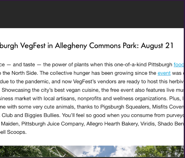 We had a wonderful time at our first VegFest!