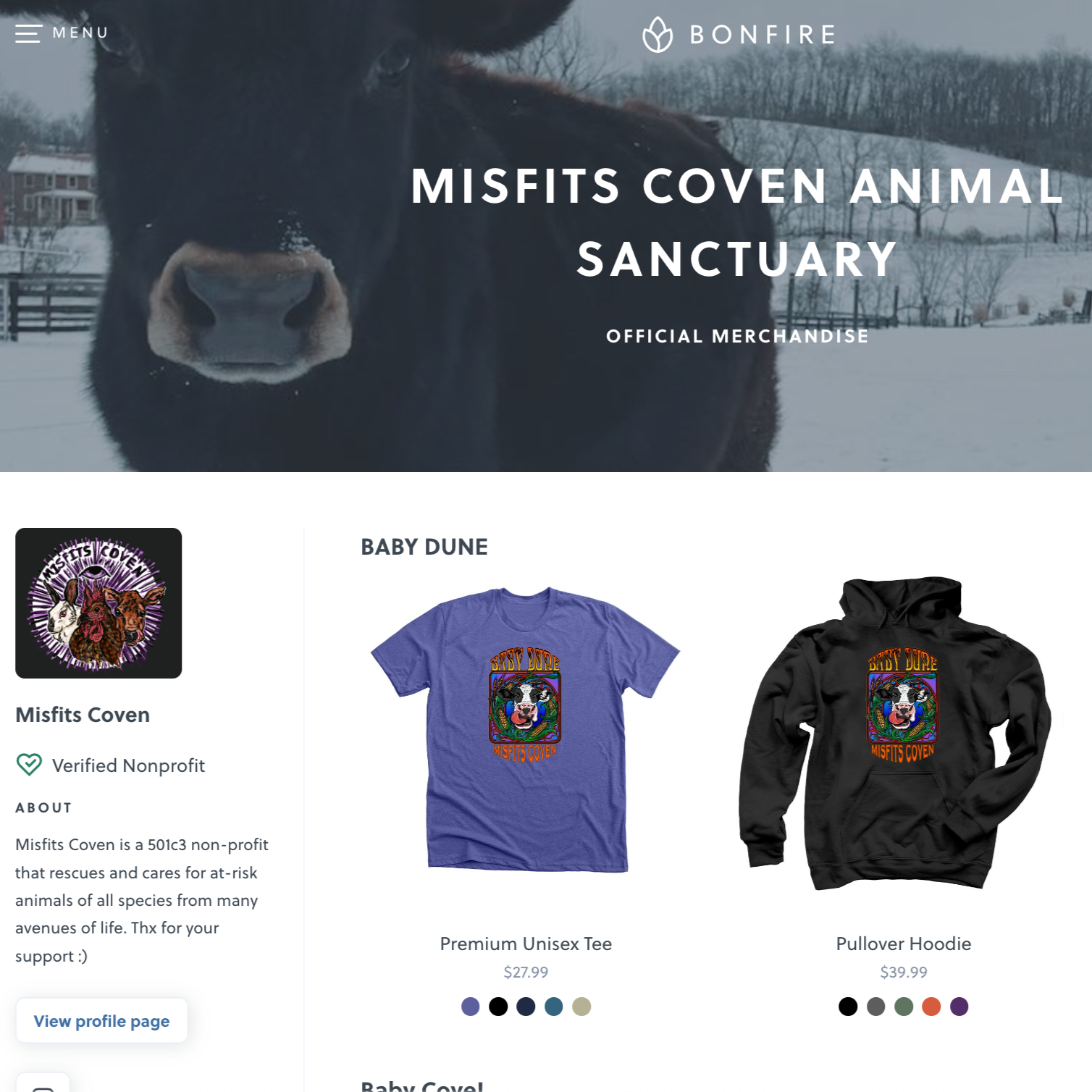 Support and rep the Misfits through our Bonfire shop!