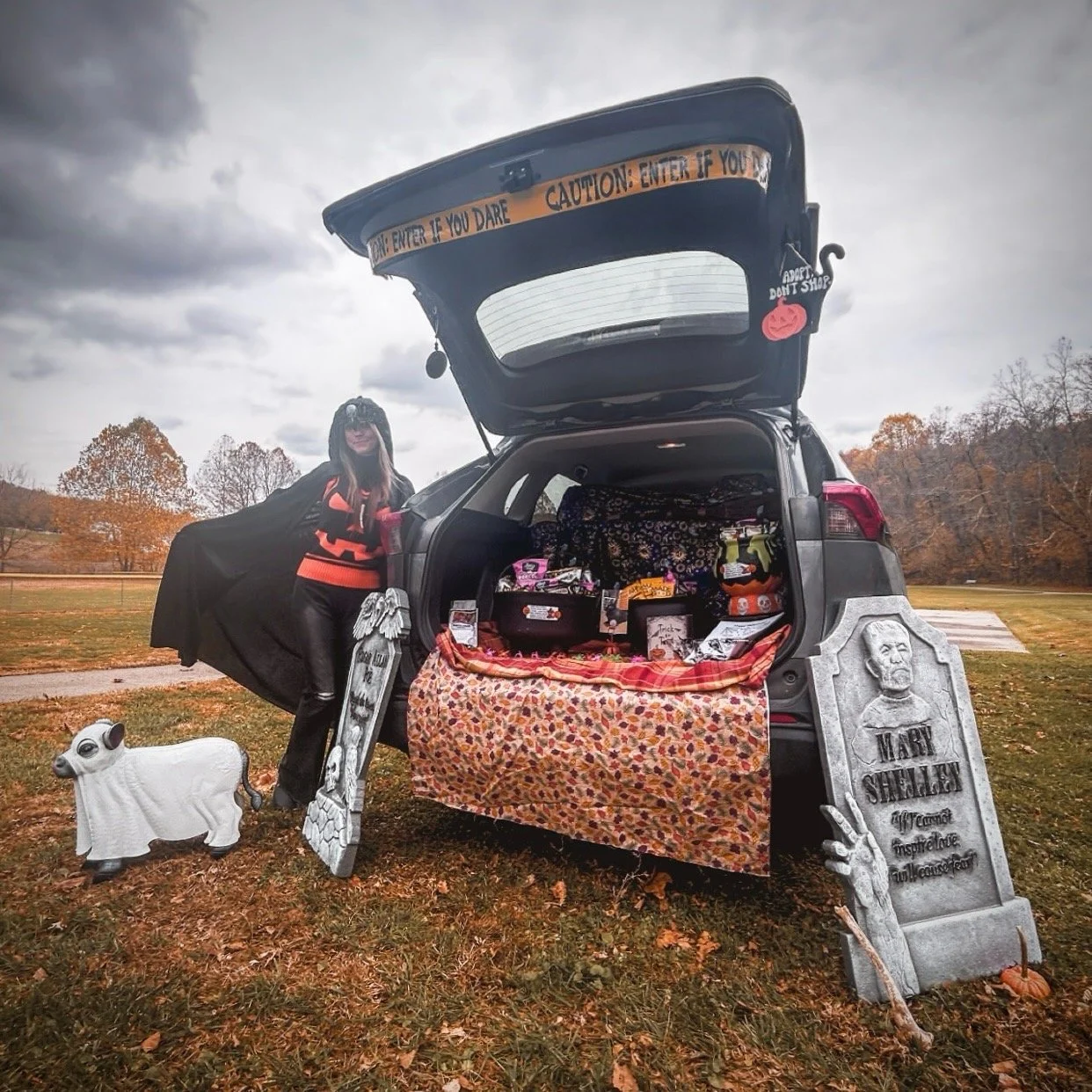 We had a fun time at our township’s Trunk or Treat!