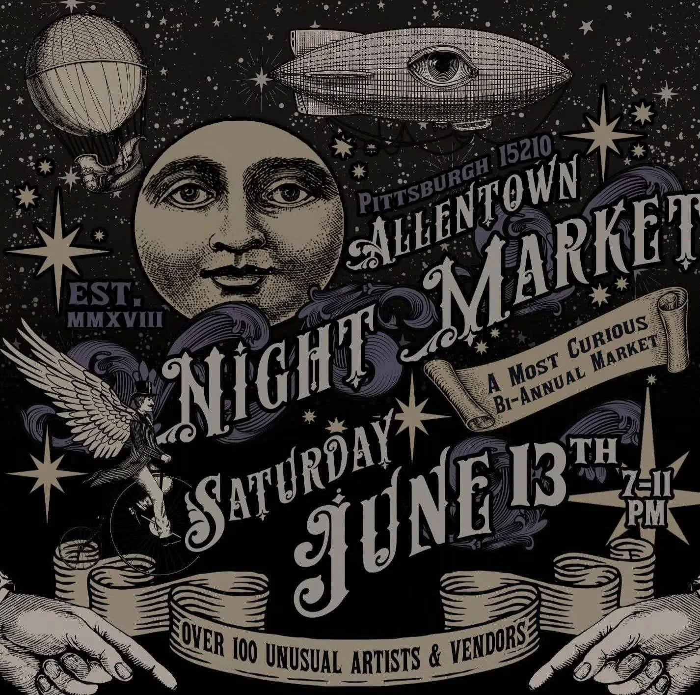 Come say hi to us &amp; shop small at the spring Allentown Night Market!