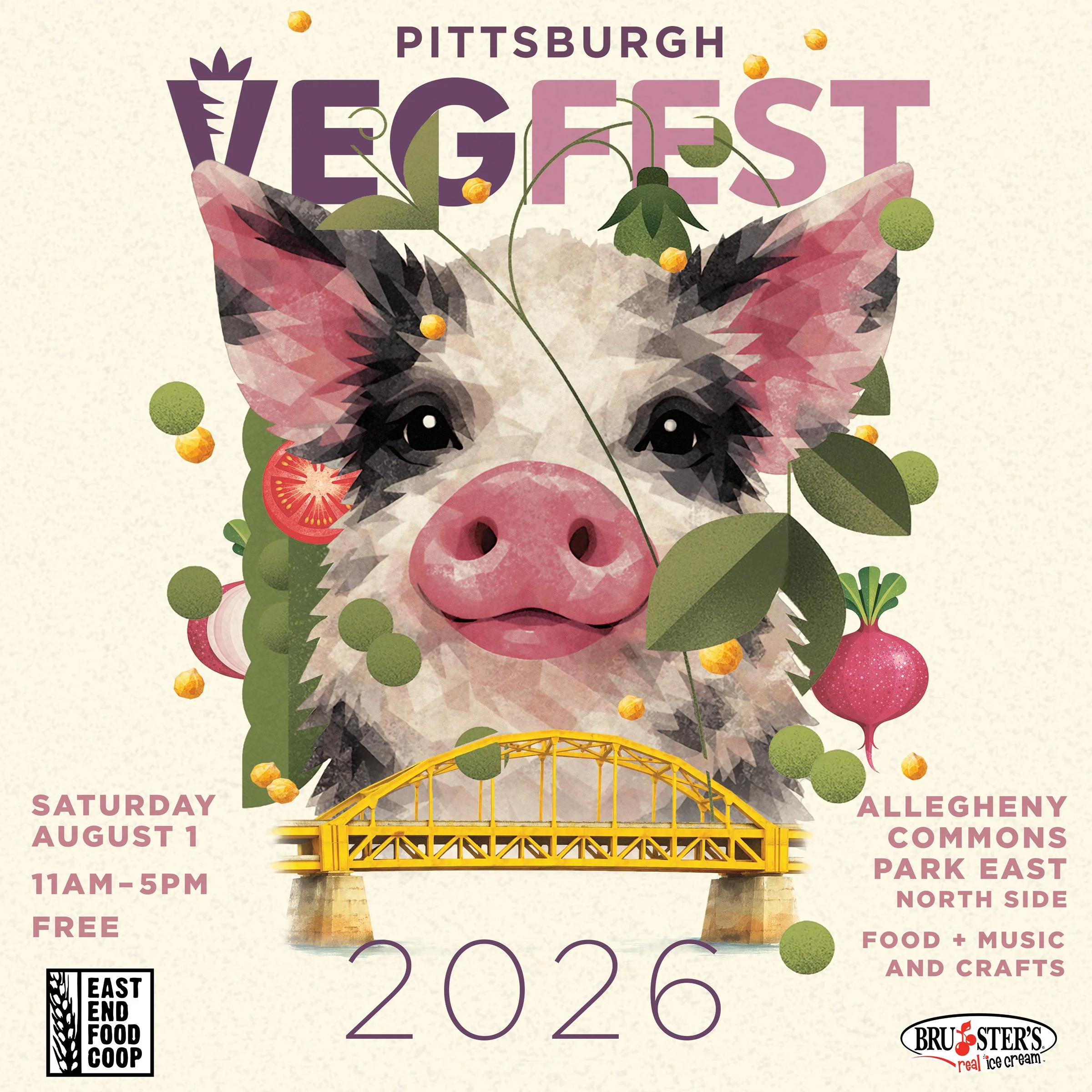 Mark your calendars for Pittsburgh VegFest on August 1st!