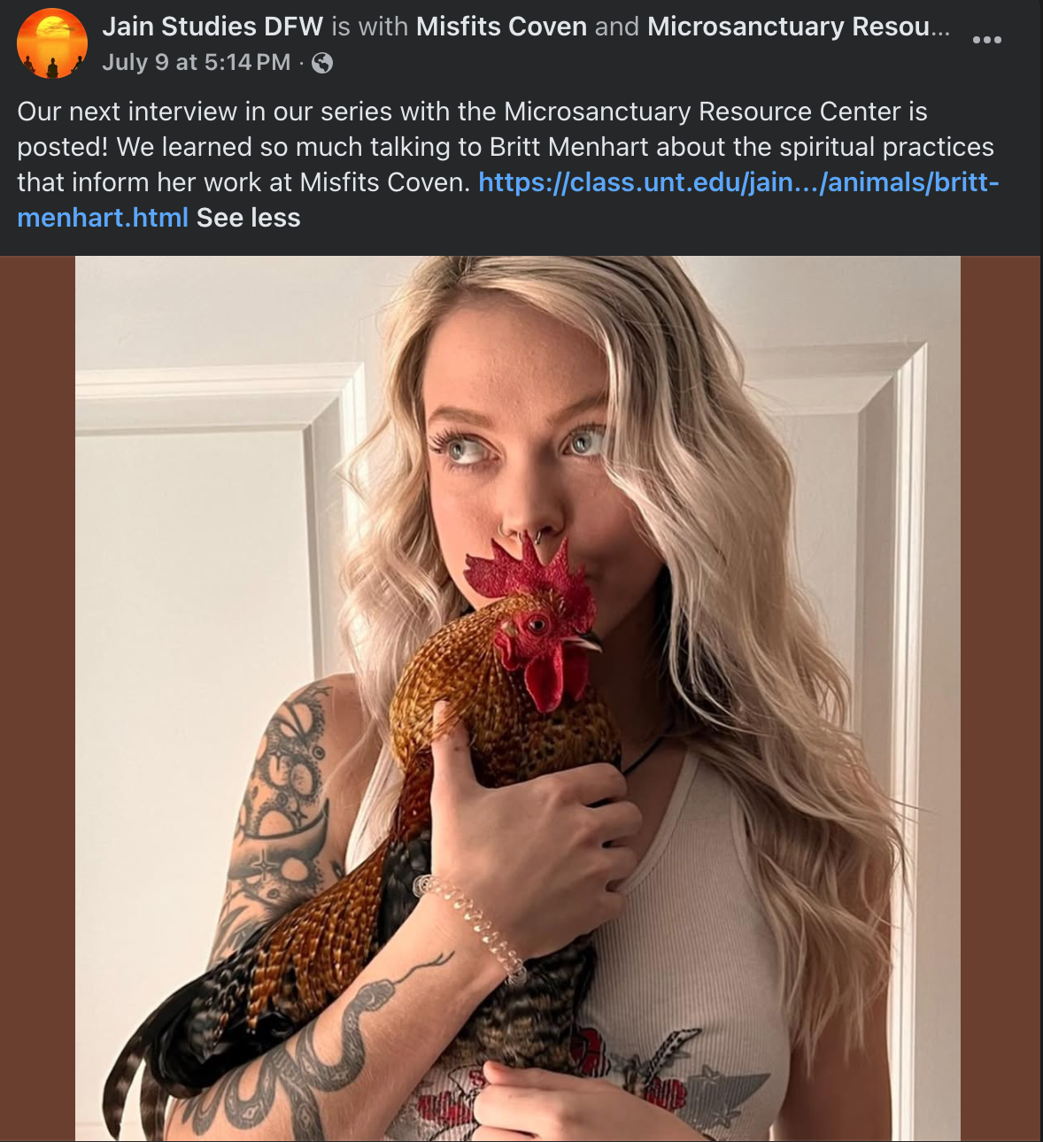 Jain Studies Interviews Misfits Coven About the Intersection of Veganism, Neopaganism, and Jainism (Hint: It’s All About Animal Rights)  