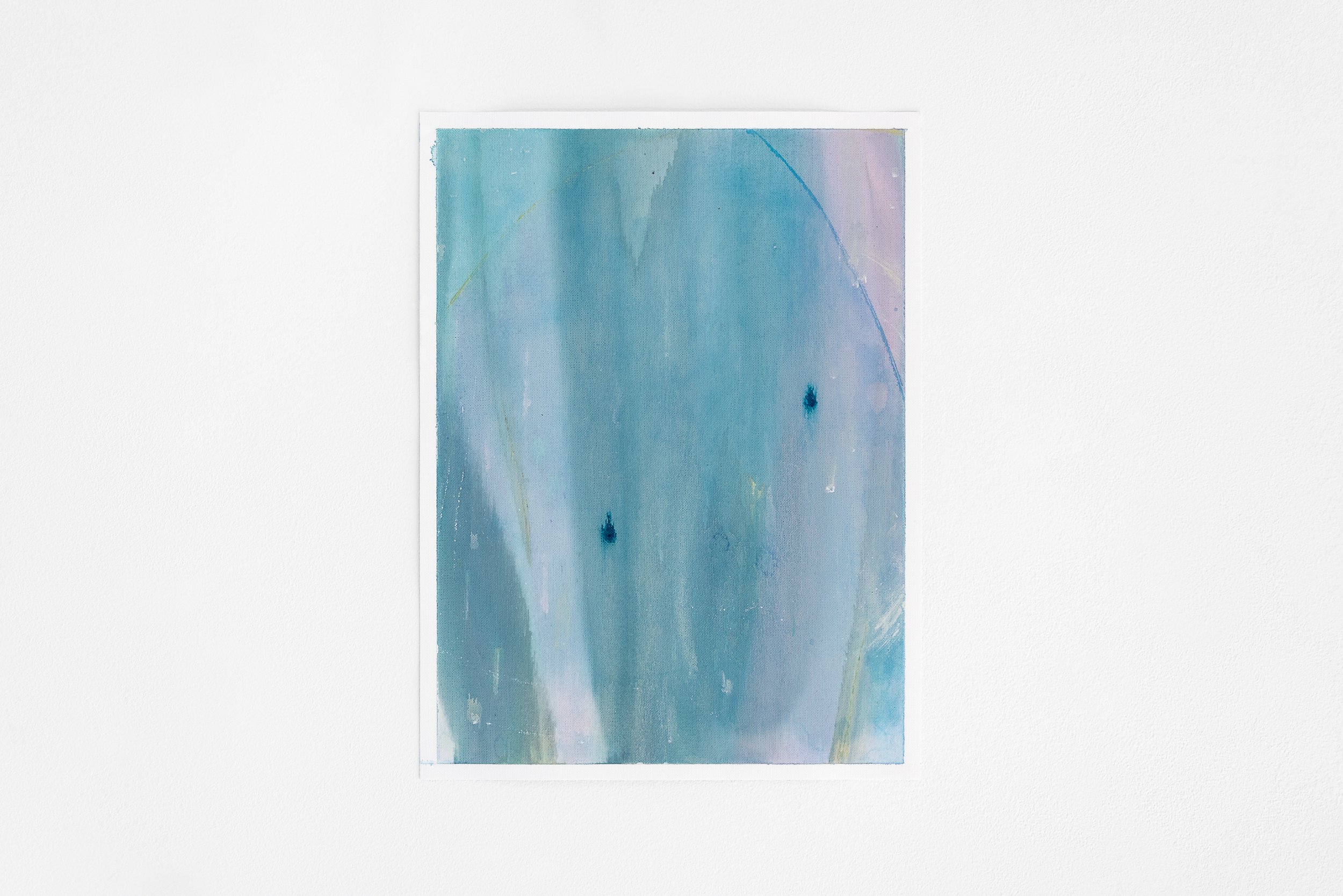 Water Path (drawing series), 2021-2022, Acrylic on paper, 8" x 12" (each)
