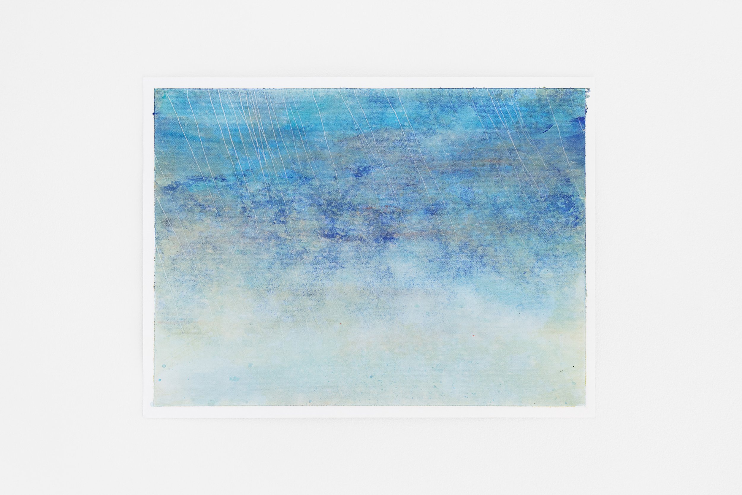 Water Path (drawing series), 2021-2022, Acrylic on paper, 8" x 12" (each)