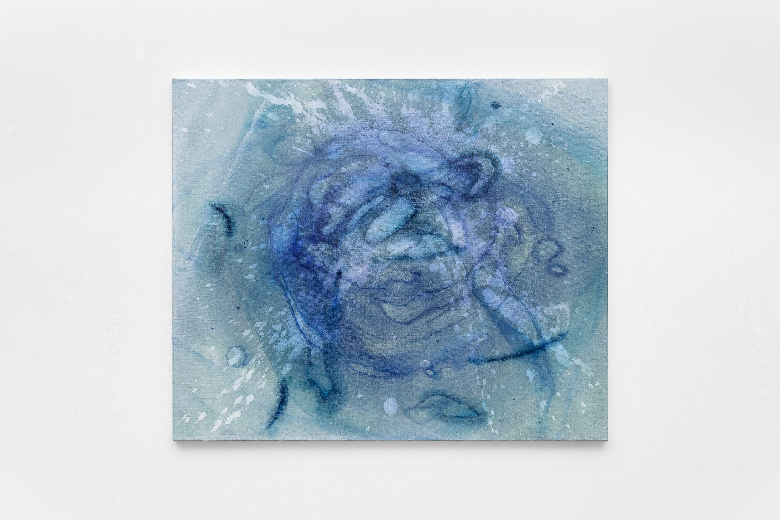 Water memory, 2023, Acrylic on canvas, 29" x 24"