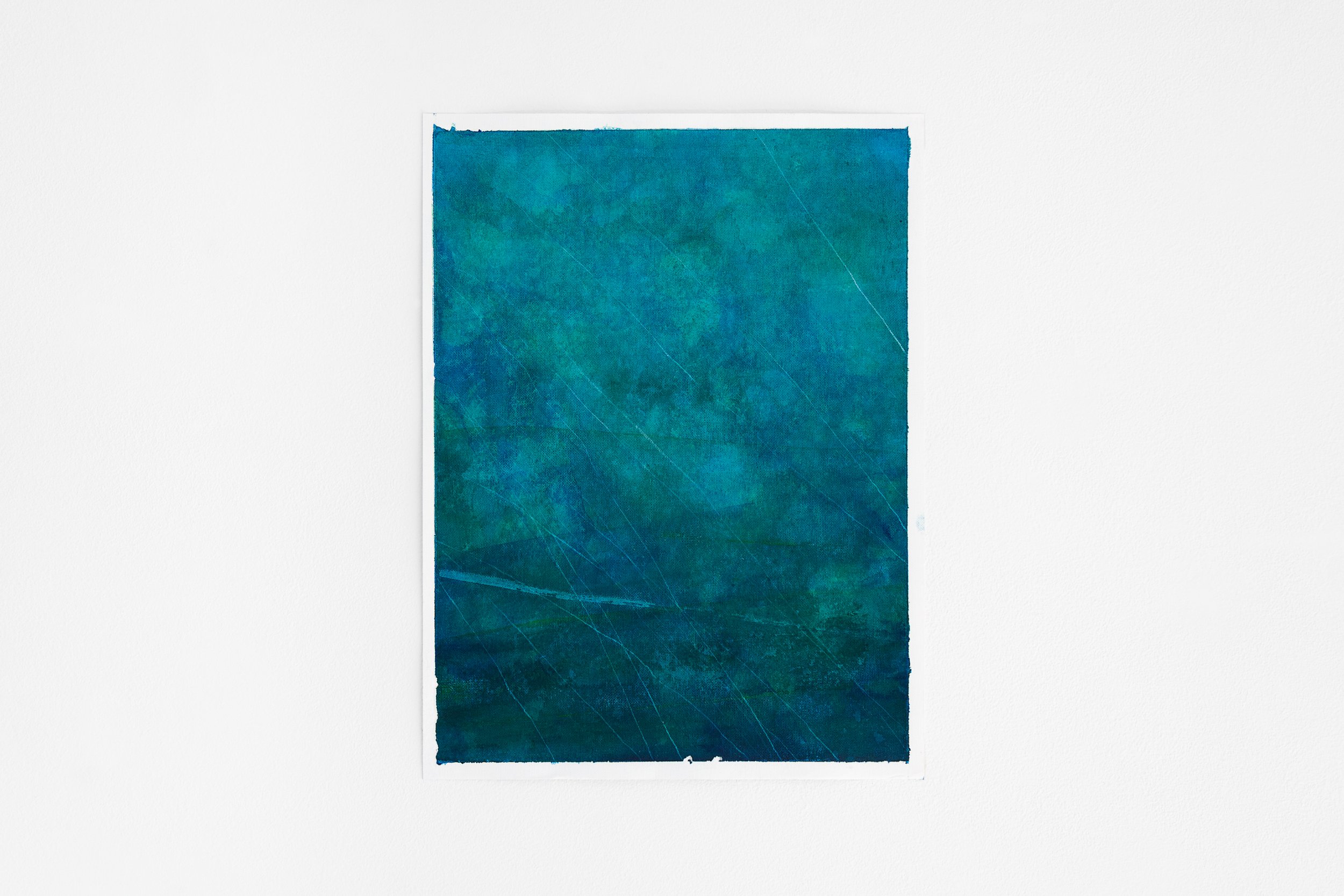 Water Path (drawing series), 2021-2022, Acrylic on paper, 8" x 12" (each)