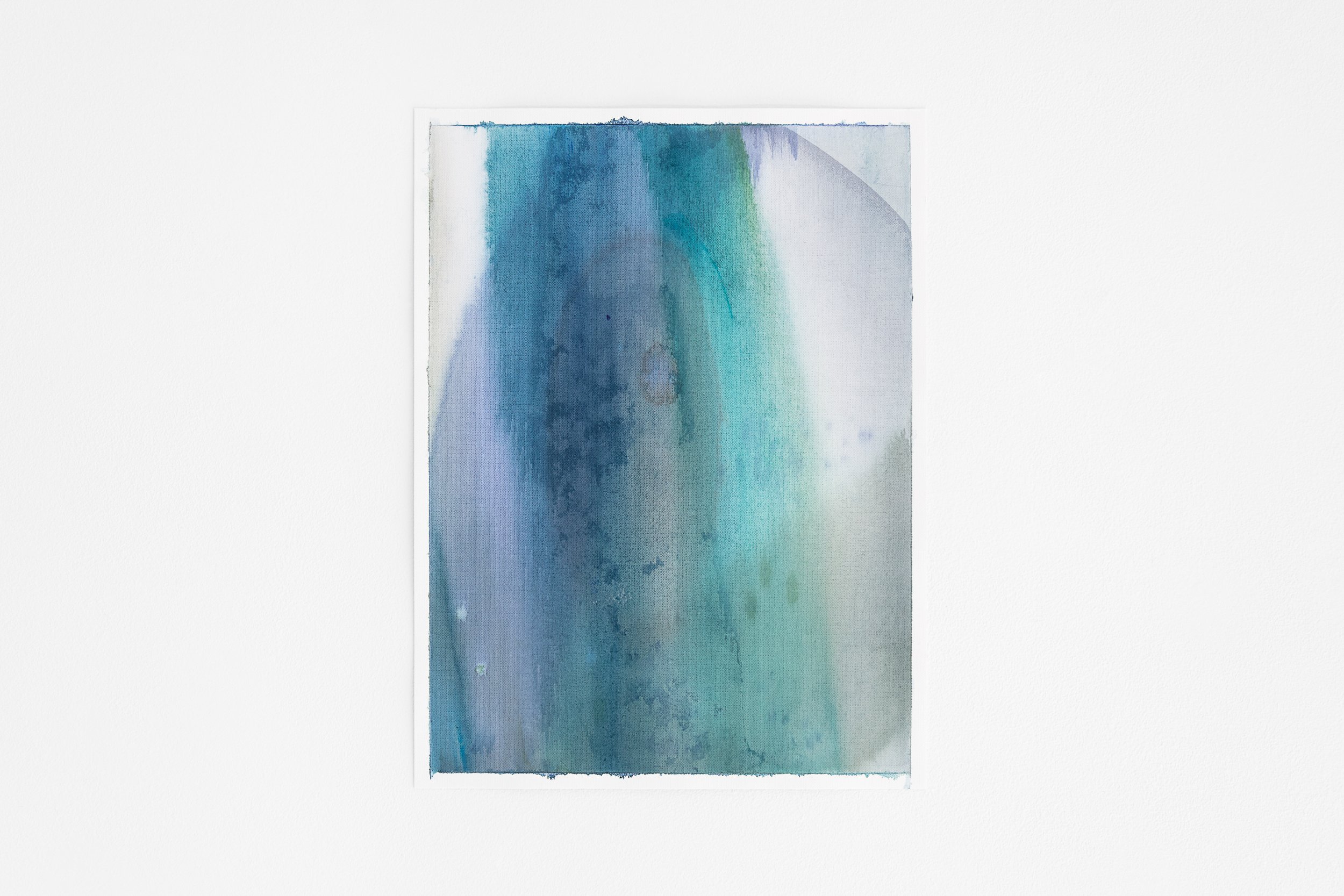 Water Path (drawing series), 2021-2022, Acrylic on paper, 8" x 12" (each)