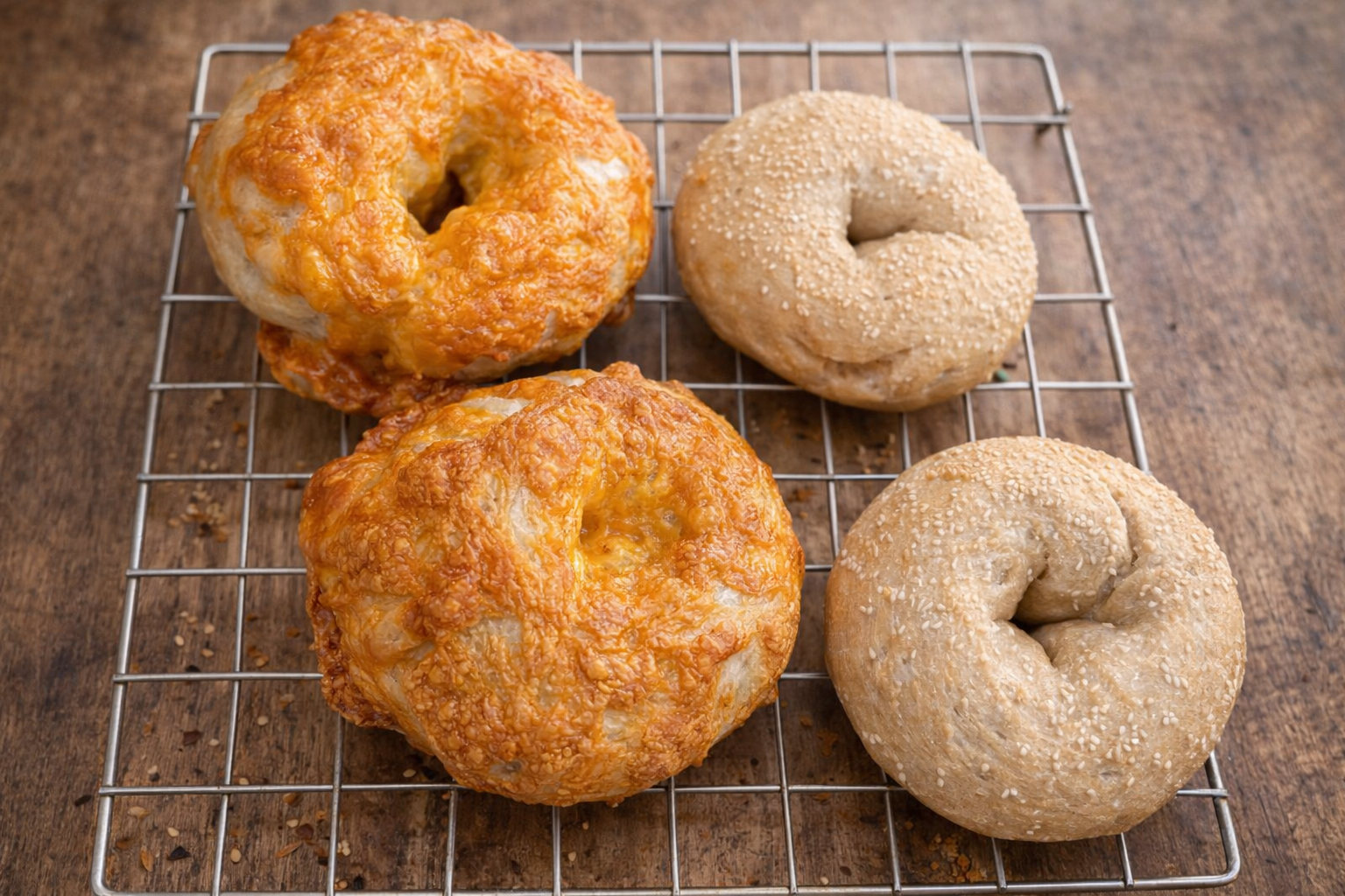 Sourdough Bagels
